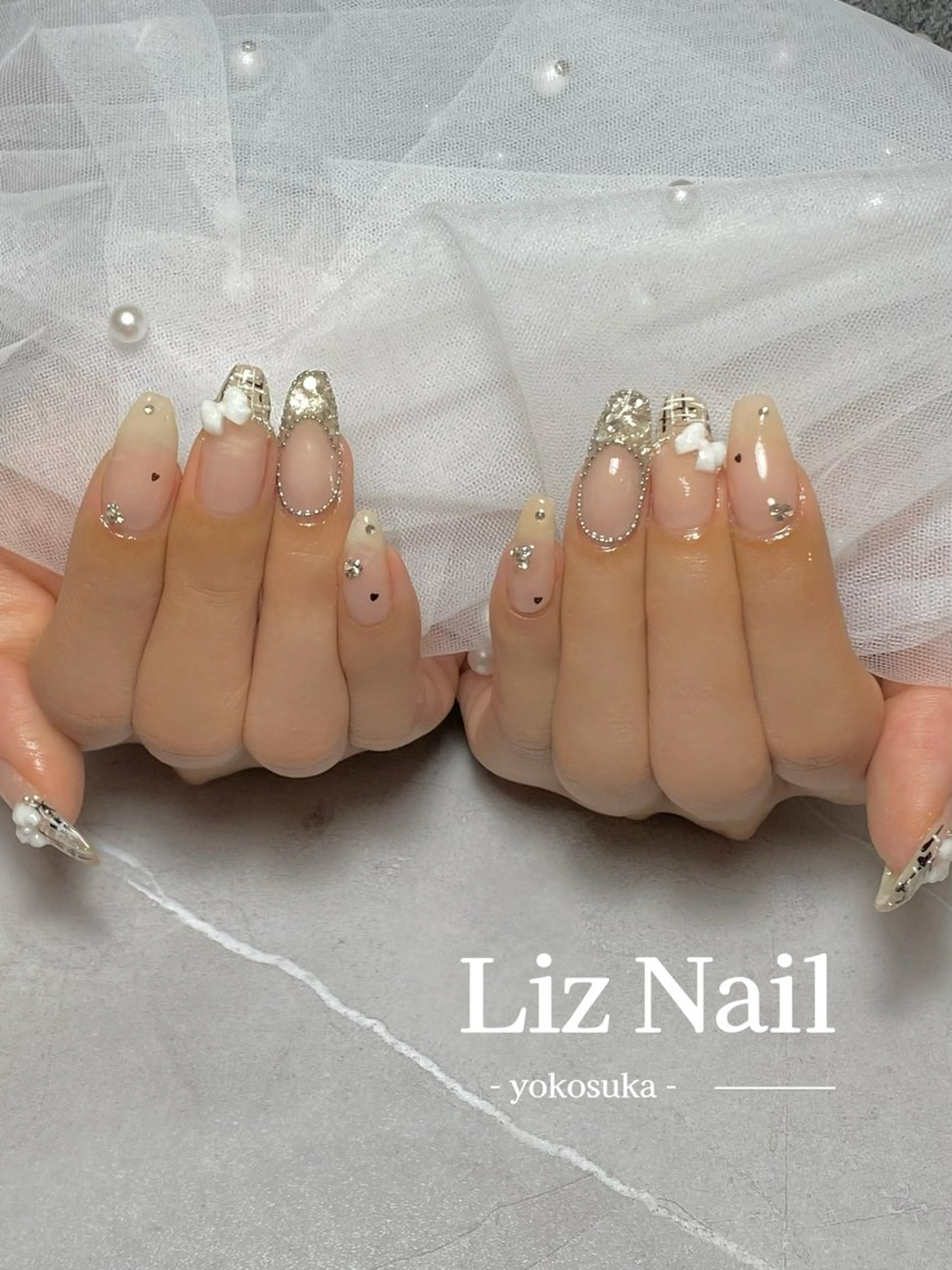ネイル ハンドネイル LizNail MARINAのネイルデザイン