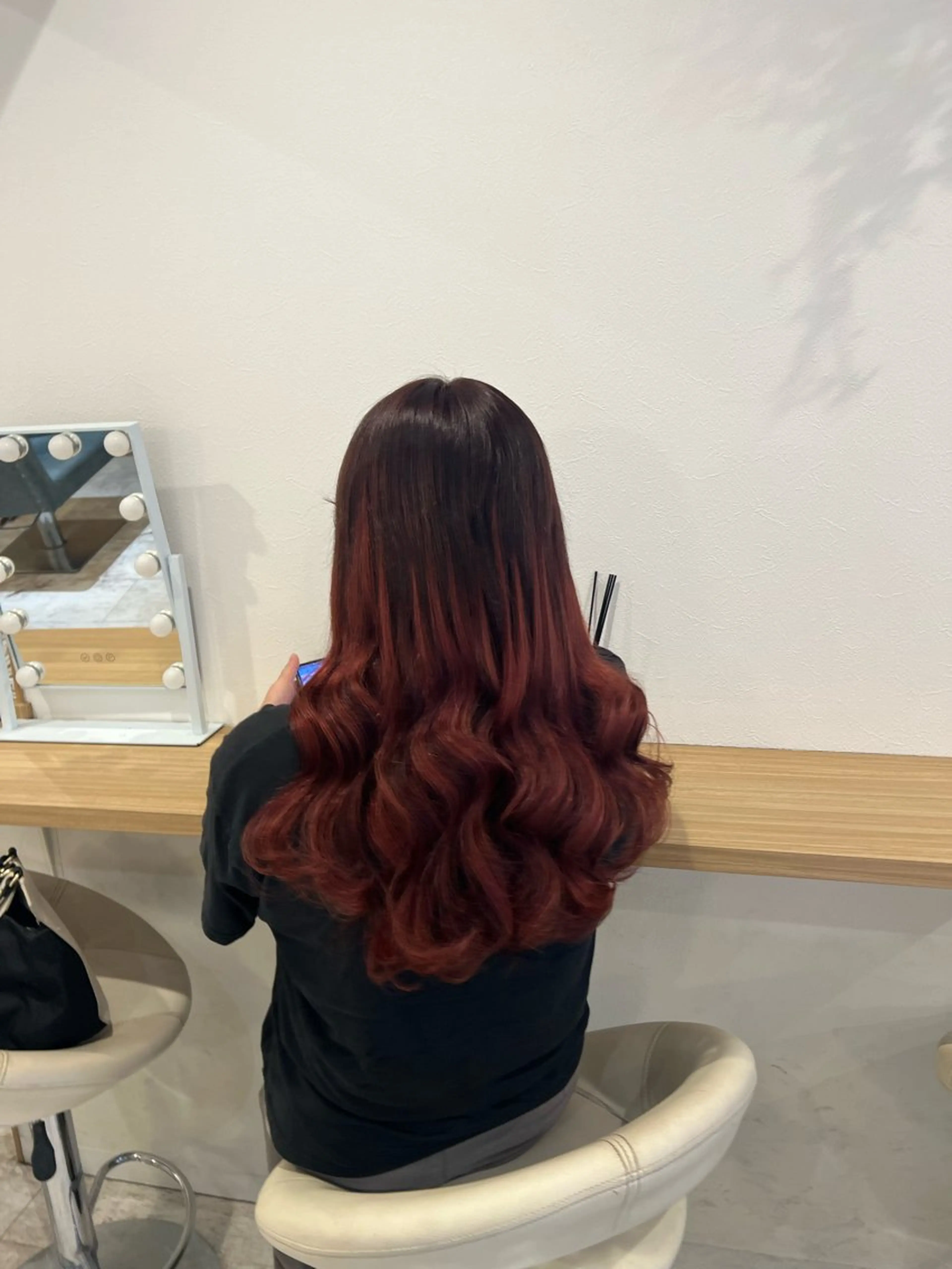 ロング エクステ 髪質改善 カット ヘアカラー トリートメント エクステ マテリアル 中央駅店のヘアスタイル