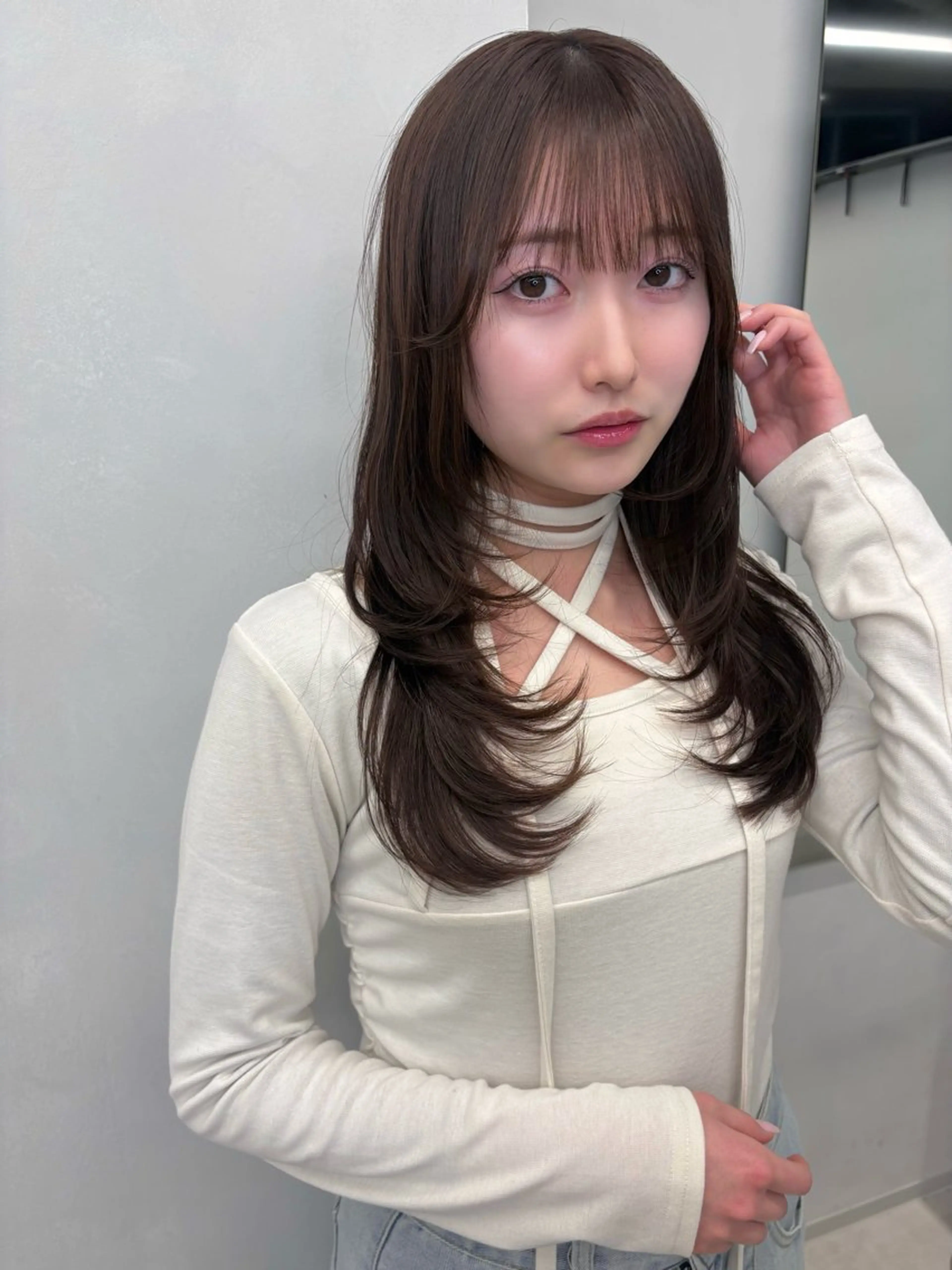 レイヤーカットorハッシュカット ¥0 ※写真、動画撮影させて頂ける方(お顔出し可能な方)9:00~or20:00~のみの写真