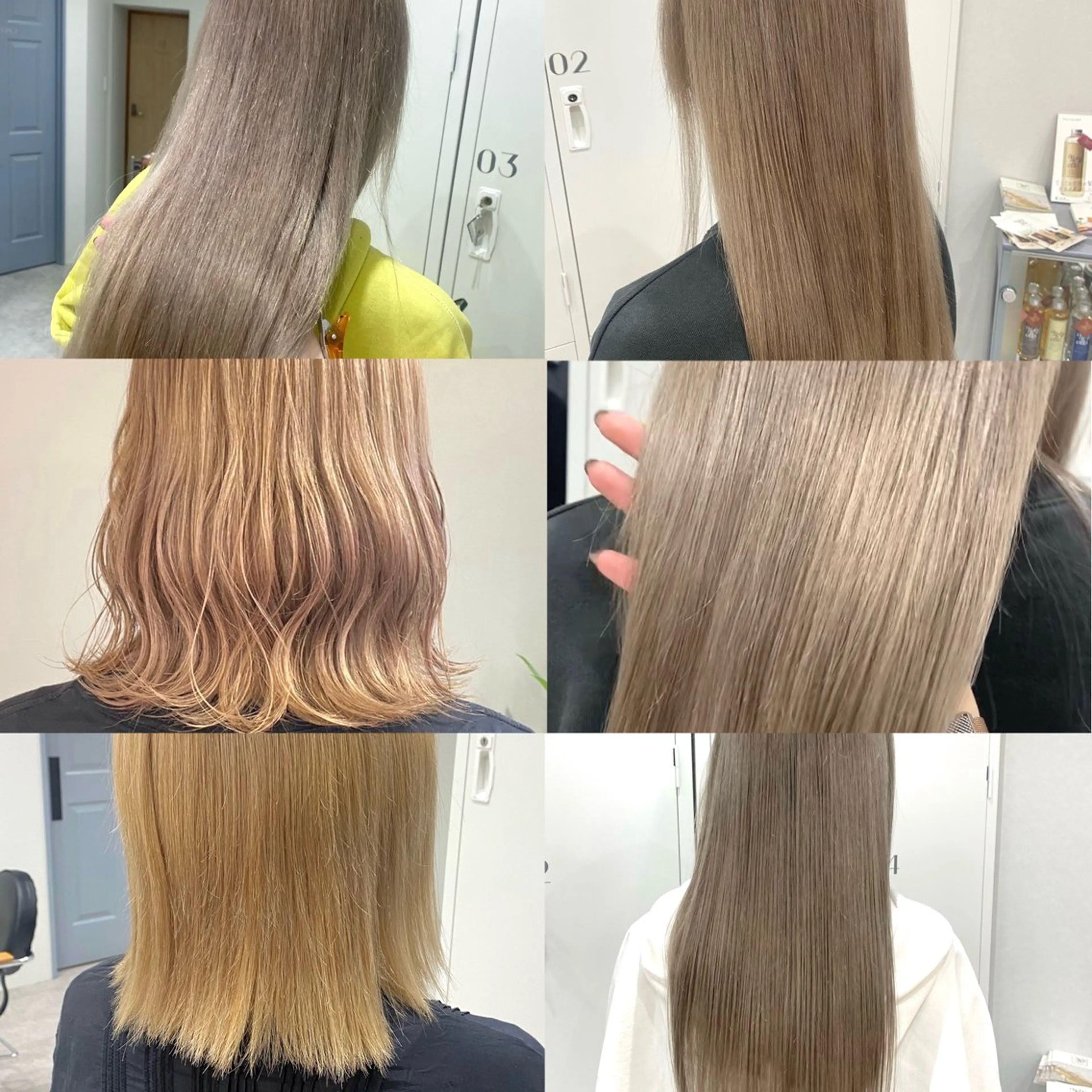 セミロング カラー ヘアアレンジ ベージュカラー ミルクティーベージュ ヘアカラー ボブ /ニュアンス/ satomi🧸💖のヘアスタイル