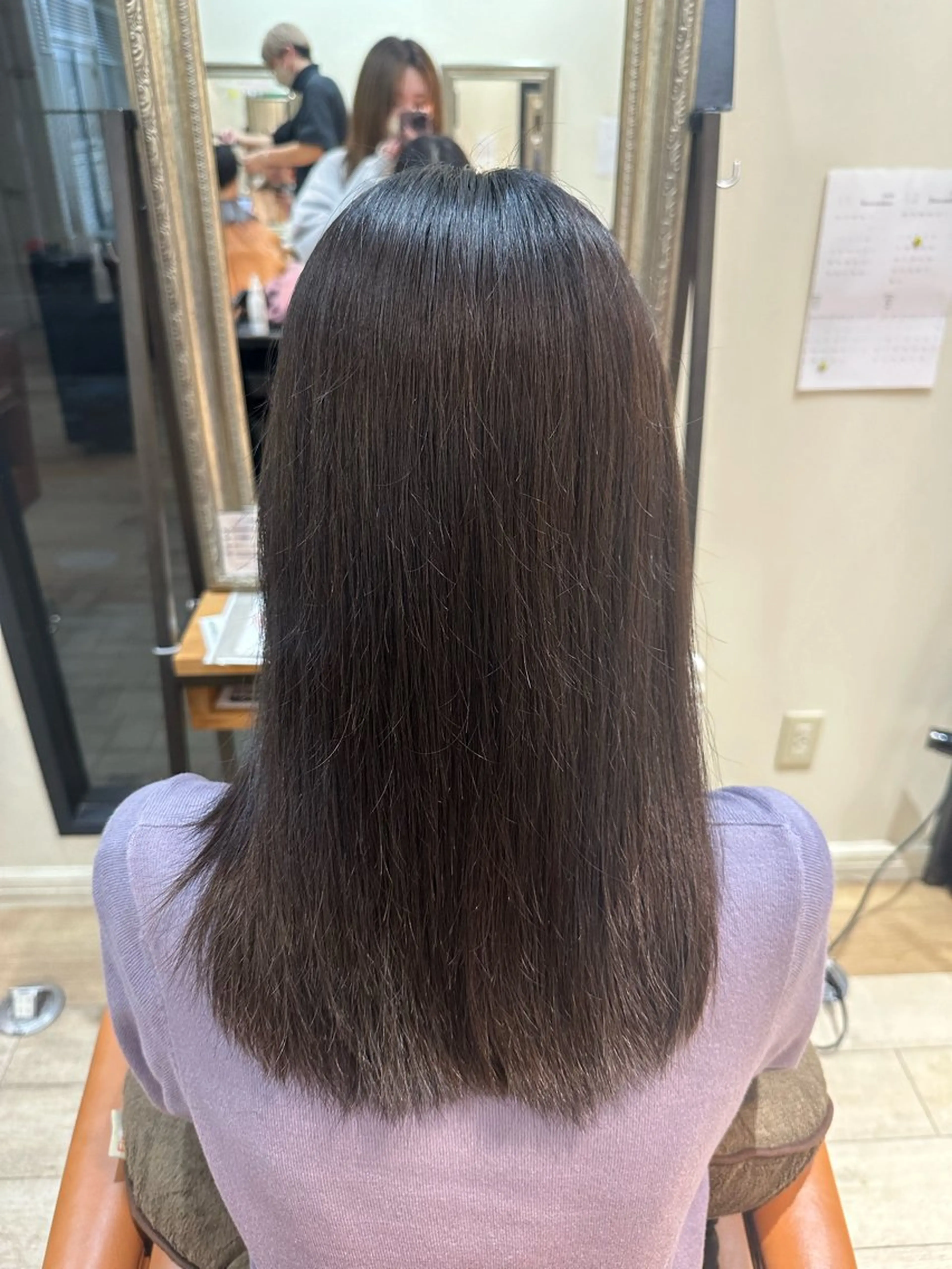 ロング カラー 生尾 虹水のヘアスタイル
