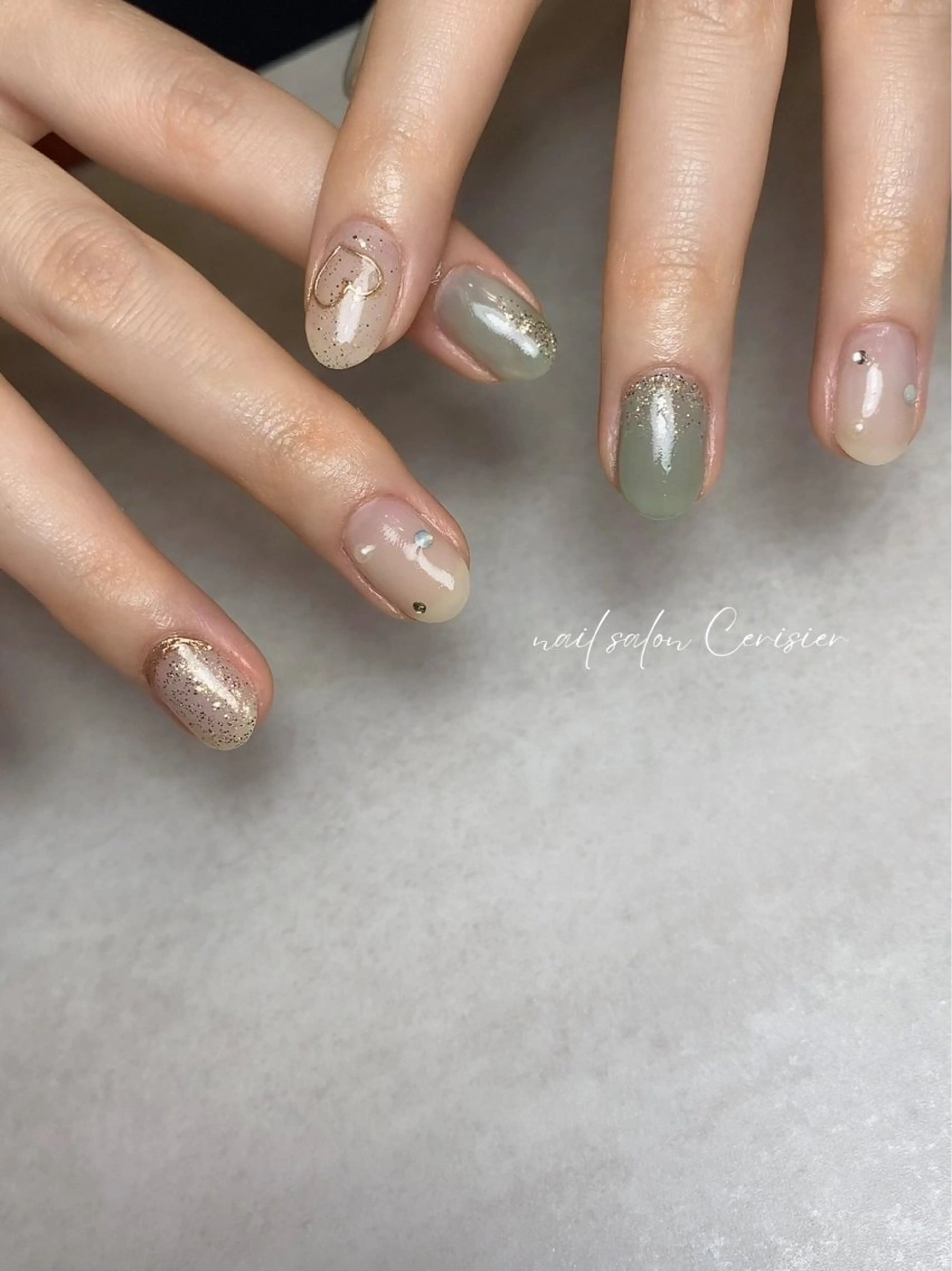 ネイル ハンドネイル cerisier nailのネイルデザイン