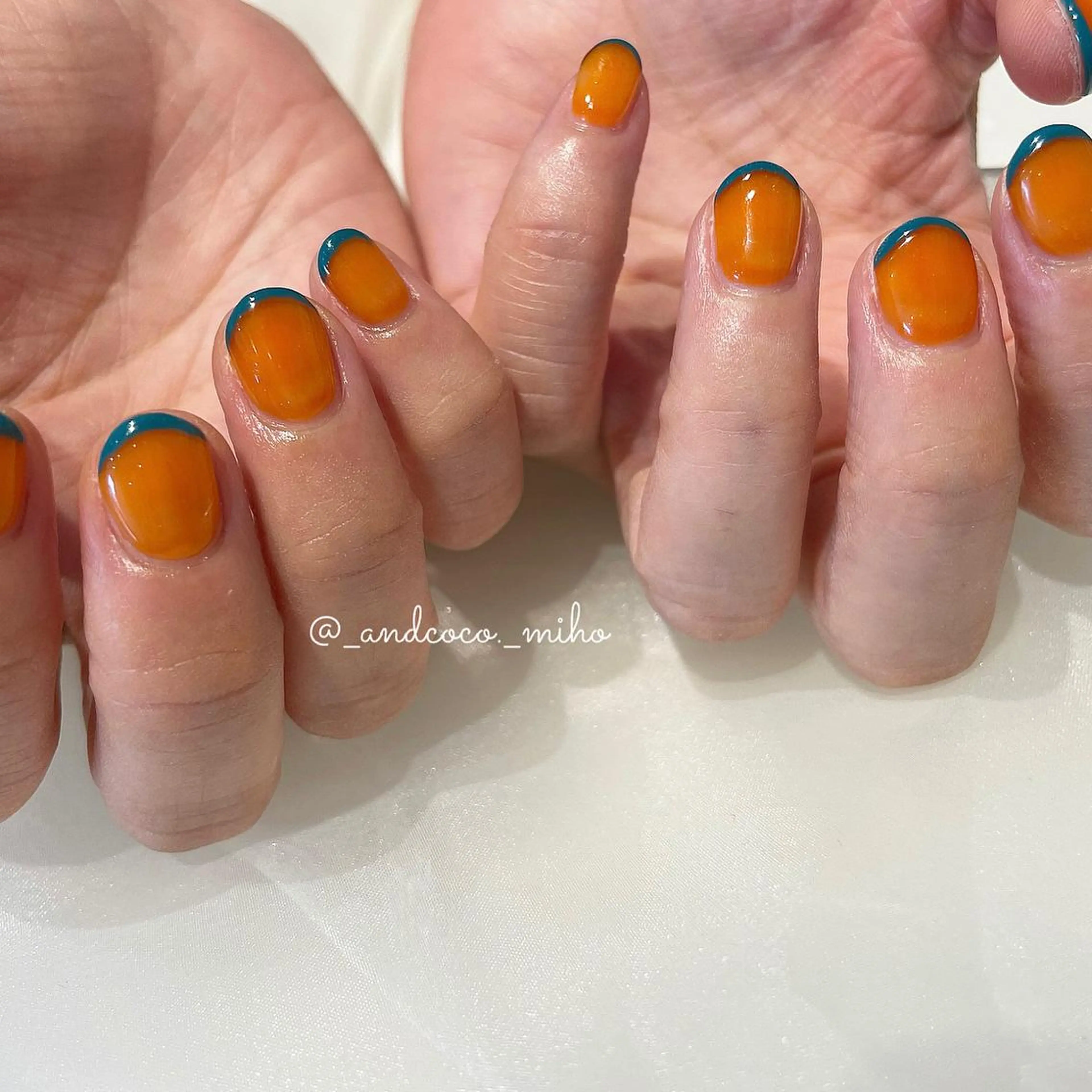 ネイル ハンドネイル And  & coco. eyelash & nail所属・Nailist〻 mihoのネイルデザイン