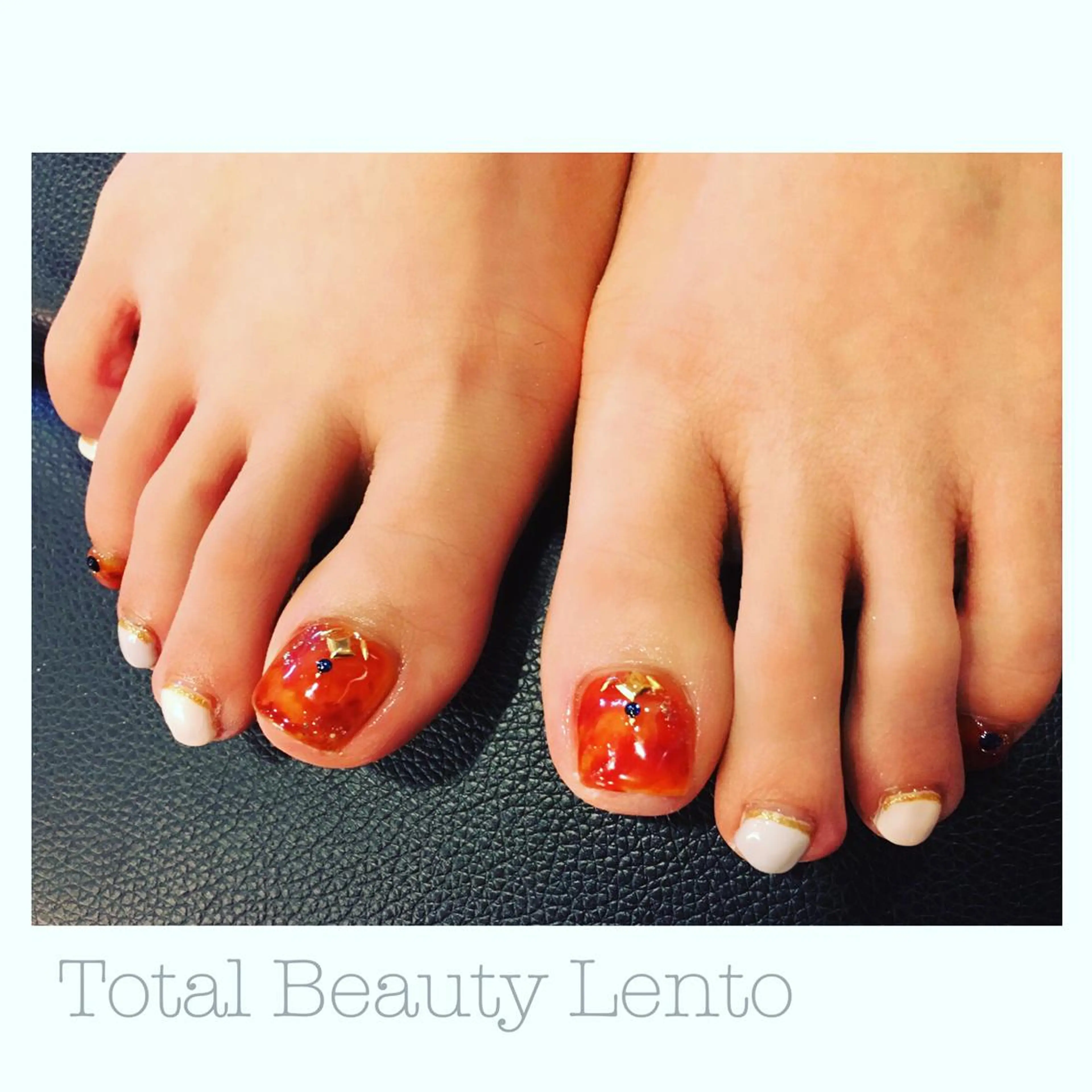 ネイル フットネイル totalbeautylento所属・lento nailのネイルデザイン