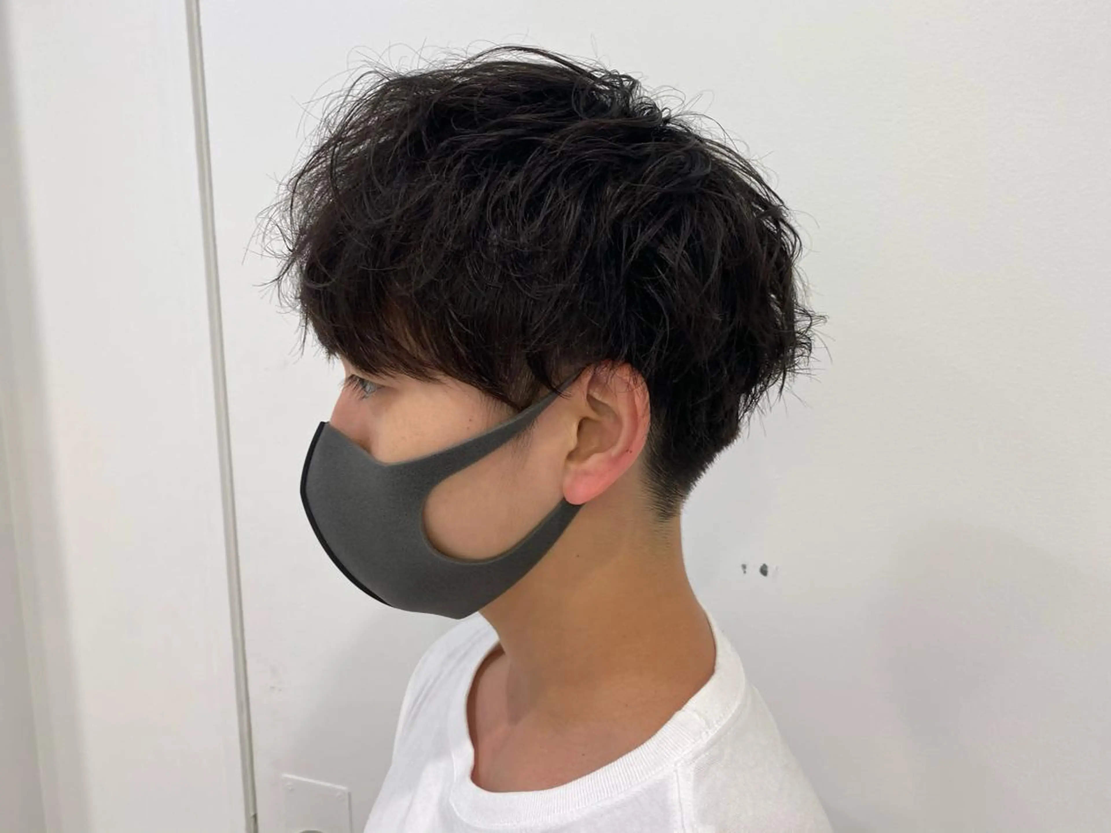 パーマ メンズ BABY 艶髪暗髪ヘア💖達人のヘアスタイル