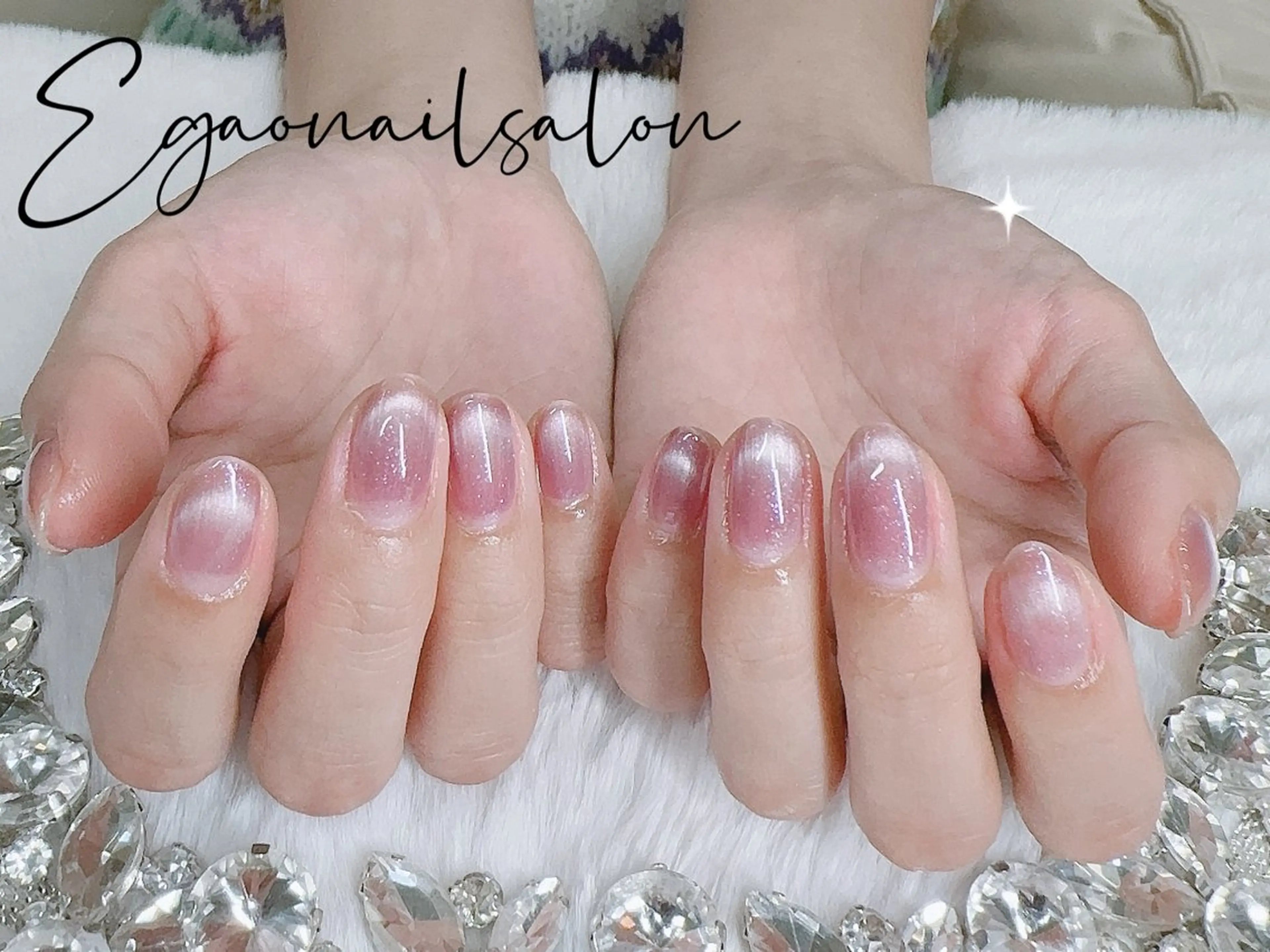 ネイル アートネイル フットネイル フレンチネイル ジェルネイル グラデーション ハンドネイル Egao Nail Salonのネイルデザイン