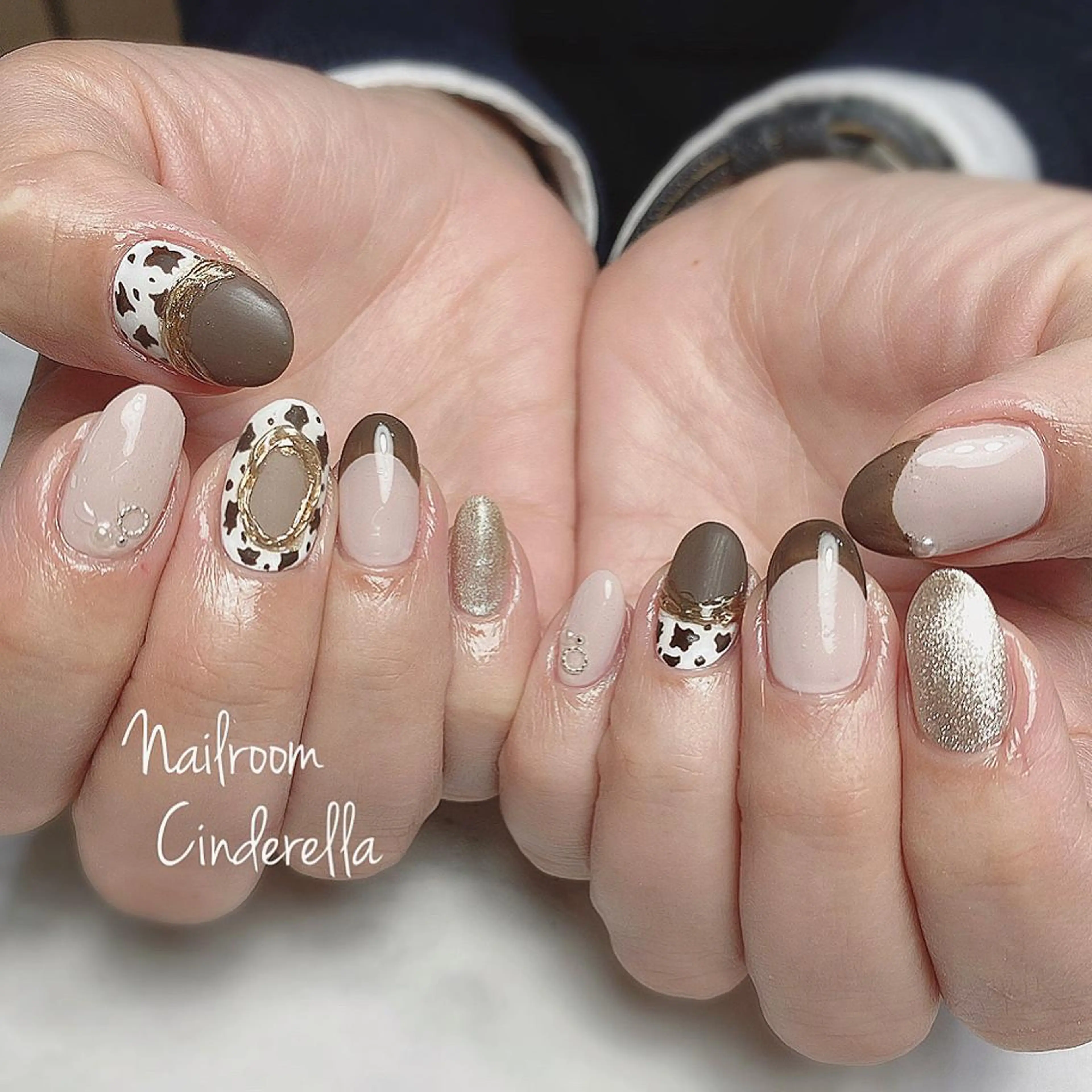 ネイル アニマル柄 Nailroom. Cinderellaのネイルデザイン