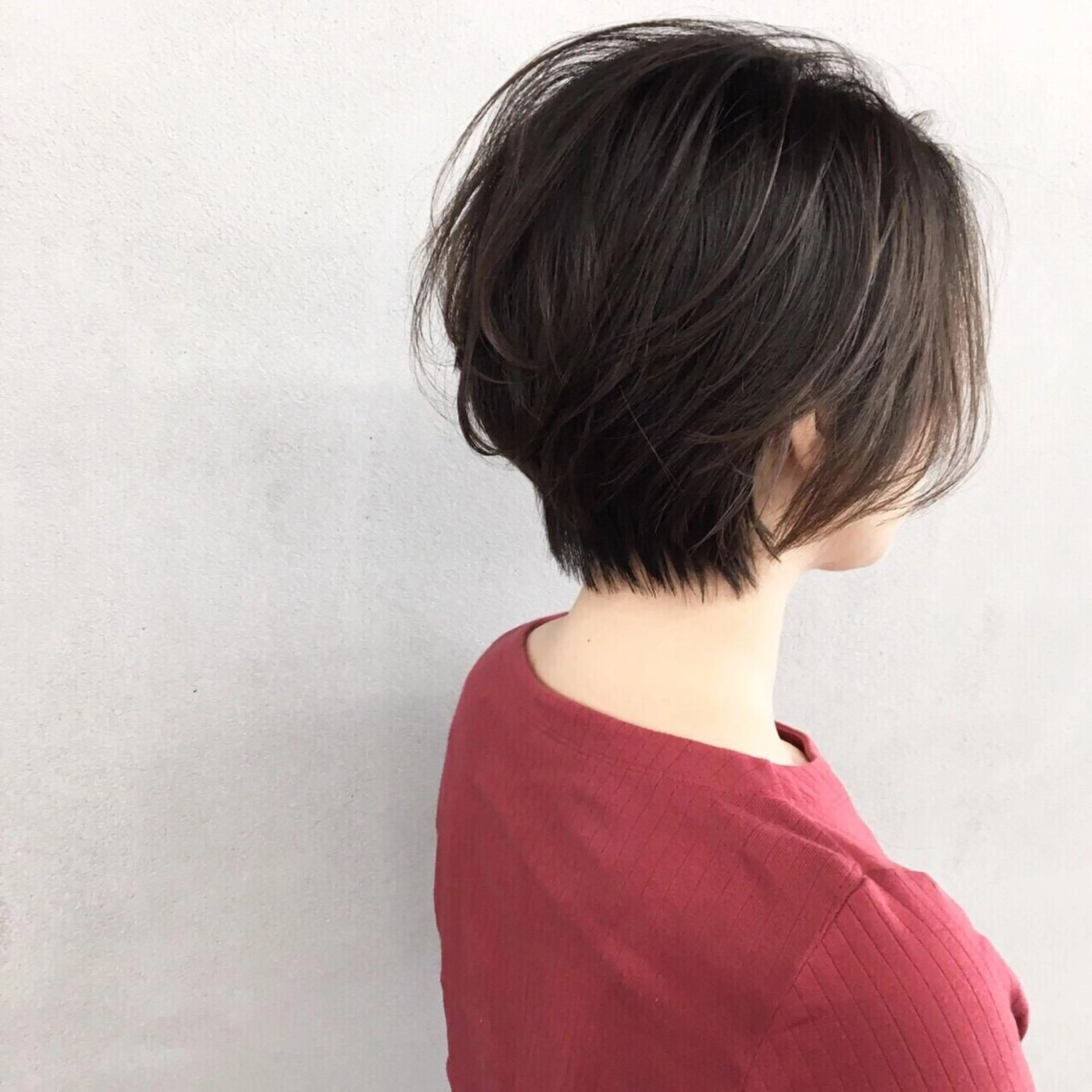 ショート カラー ショートヘア ボブ/ショート/ 白髪染め/メンズ葛西のヘアスタイル