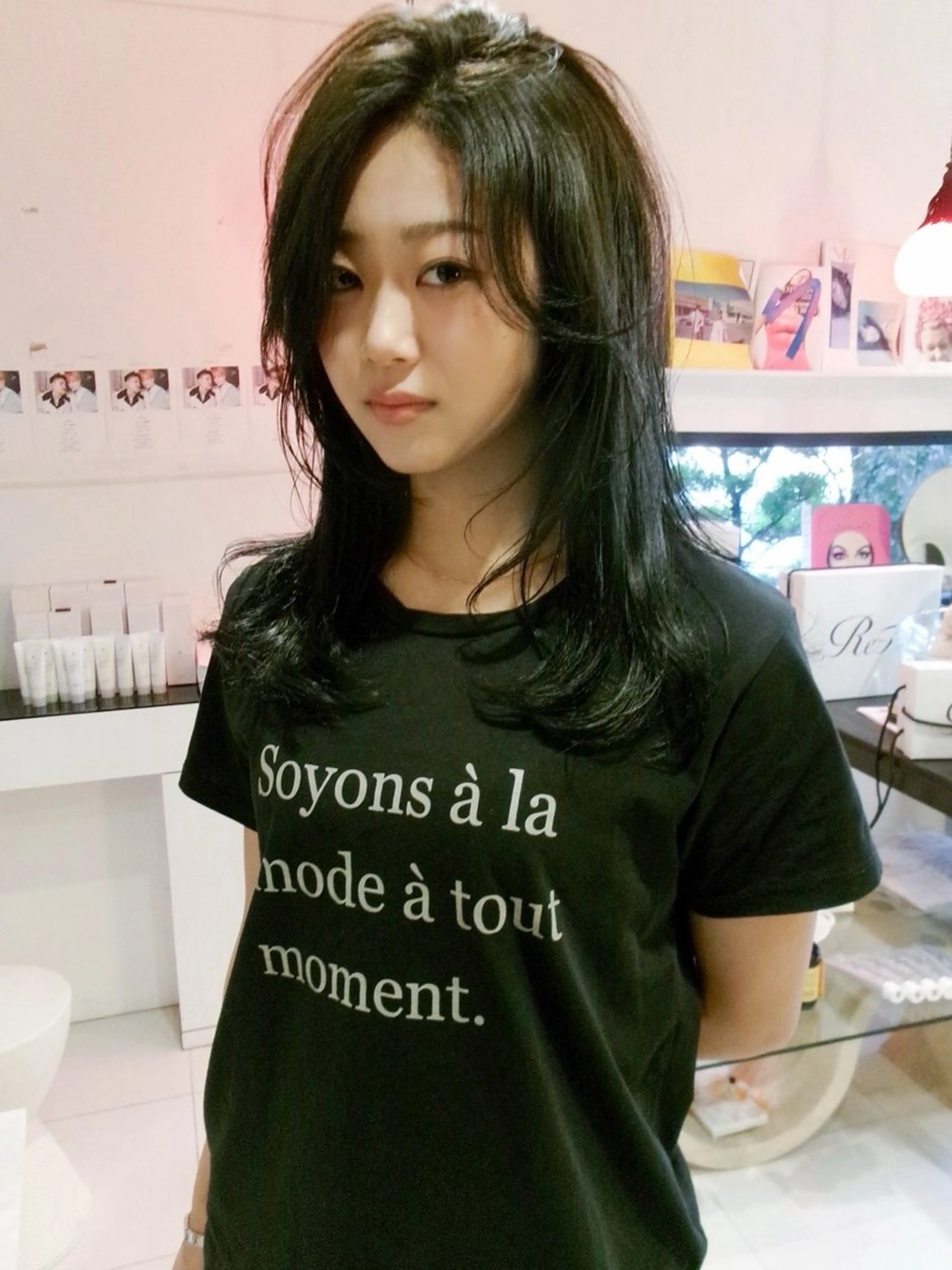ロング カラー ショートボブ ボブ 顔まわりレイヤー 顔周りカット 髪質改善 ヘアカラー トリートメント 早川 豪のヘアスタイル