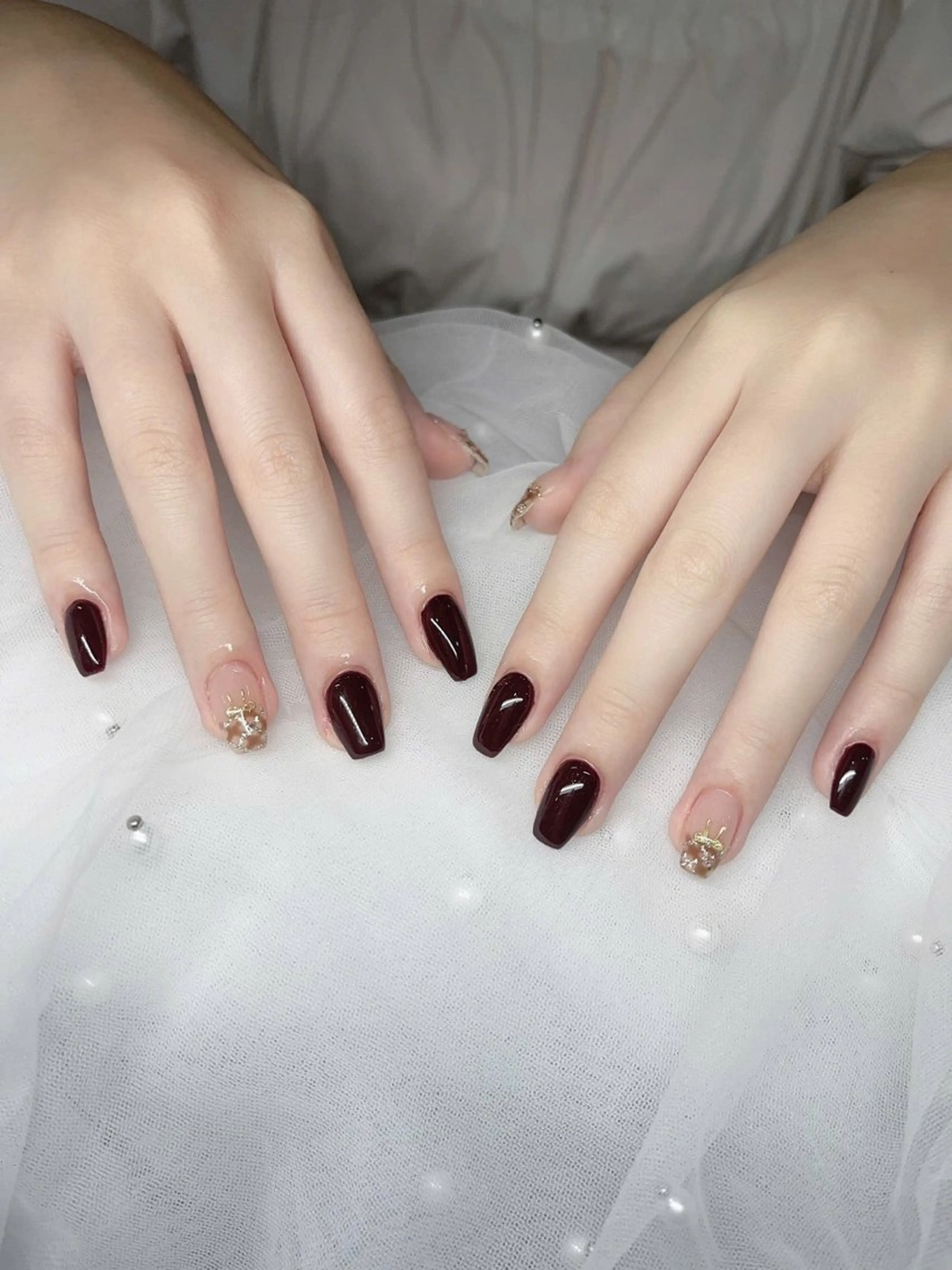 ネイル アニマル柄 オーロラネイル チークネイル フラッシュネイル ジェルネイル ハンドネイル T.A Nail Salon所属・Lyna Nail のネイルデザイン