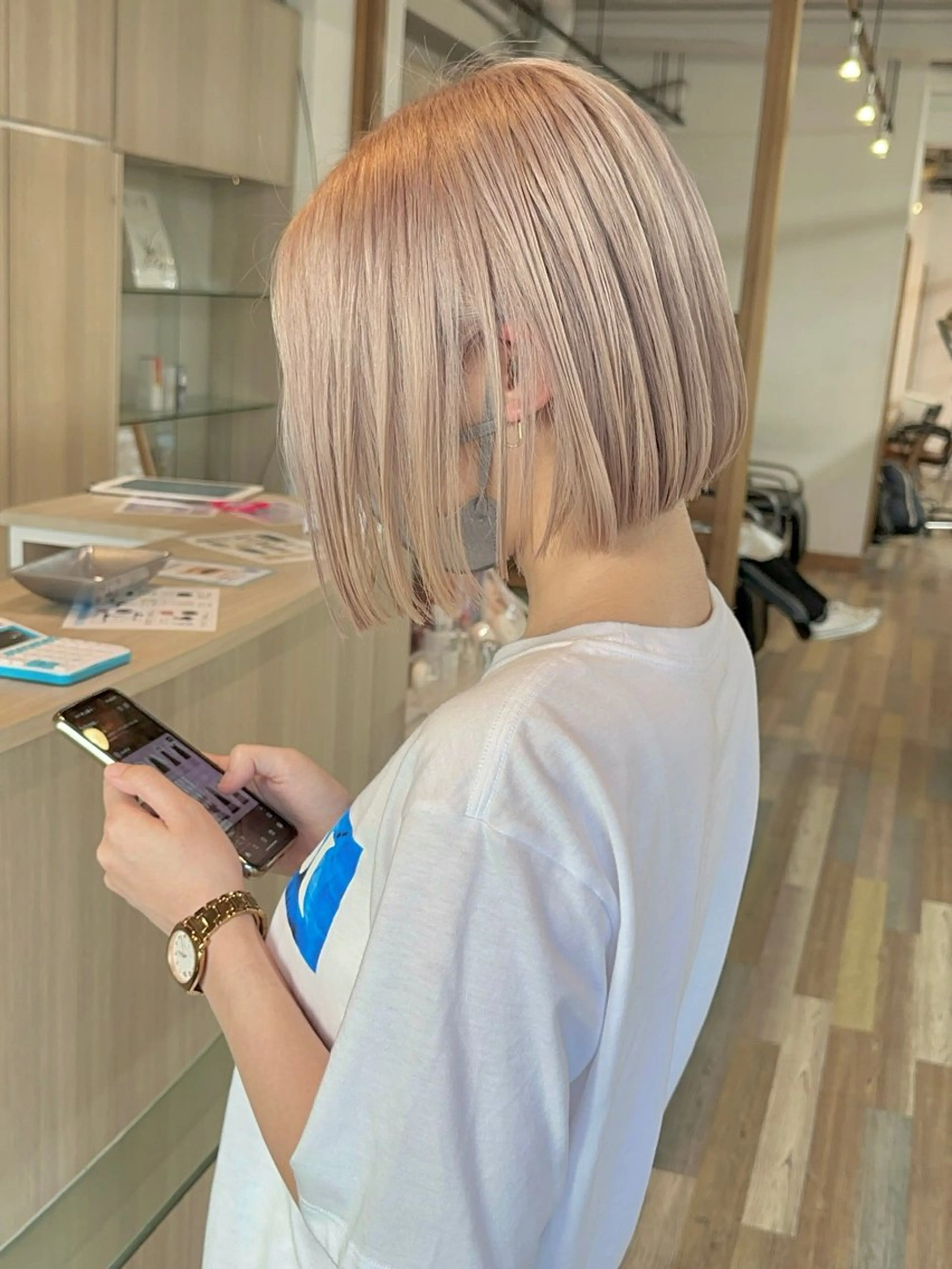 ミディアム カラー ヘアカラー トリートメント ヘアセット 💘カラー特化美容師 尾崎拓己のヘアスタイル