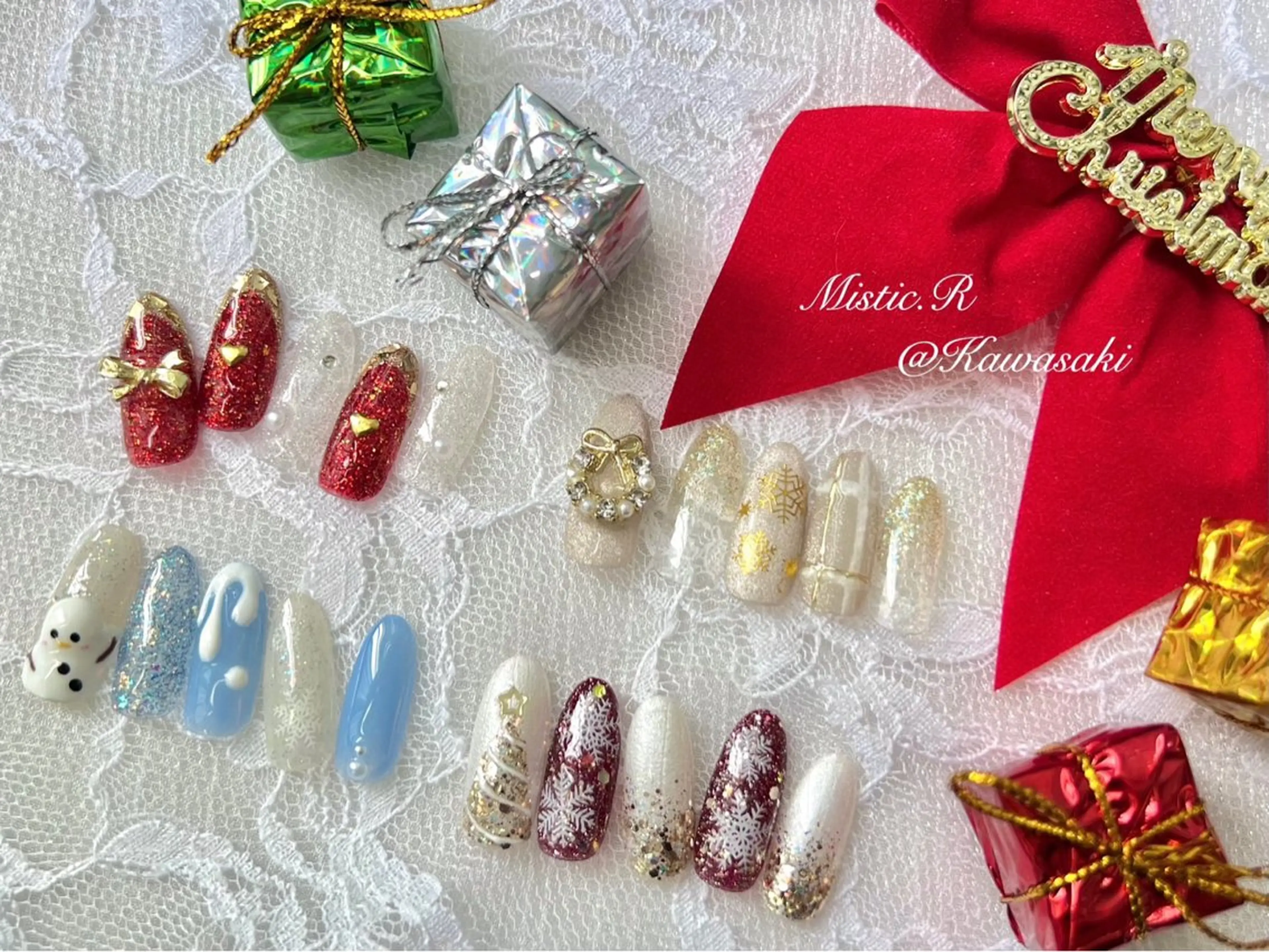 4種類☆シーズンデザイン🎄🎁✨️の写真