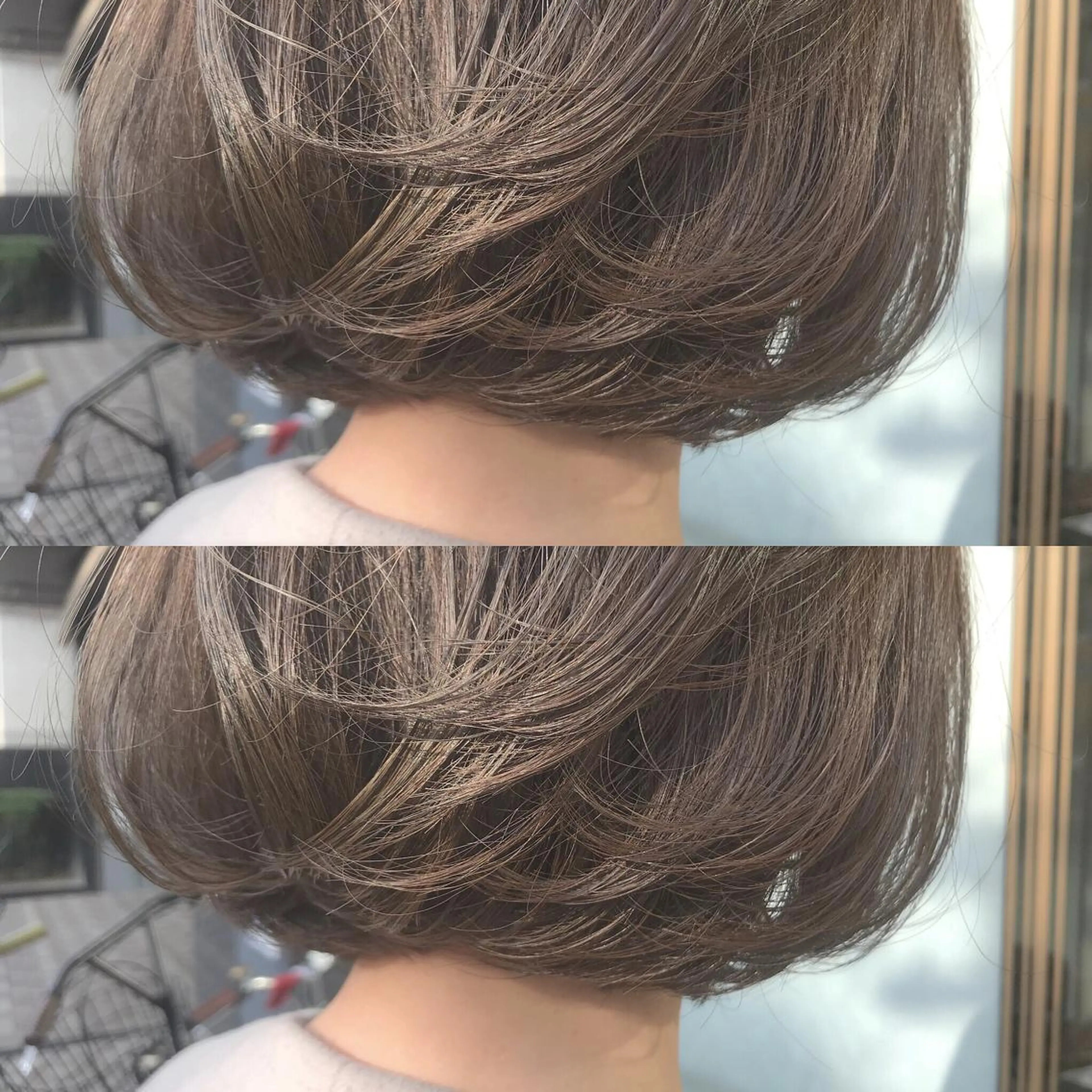 ショート カラー ヘアアレンジ マツエク・マツパ アッシュ ボブ カット ヘアカラー トリートメント Kawaguchi Arisaのヘアスタイル