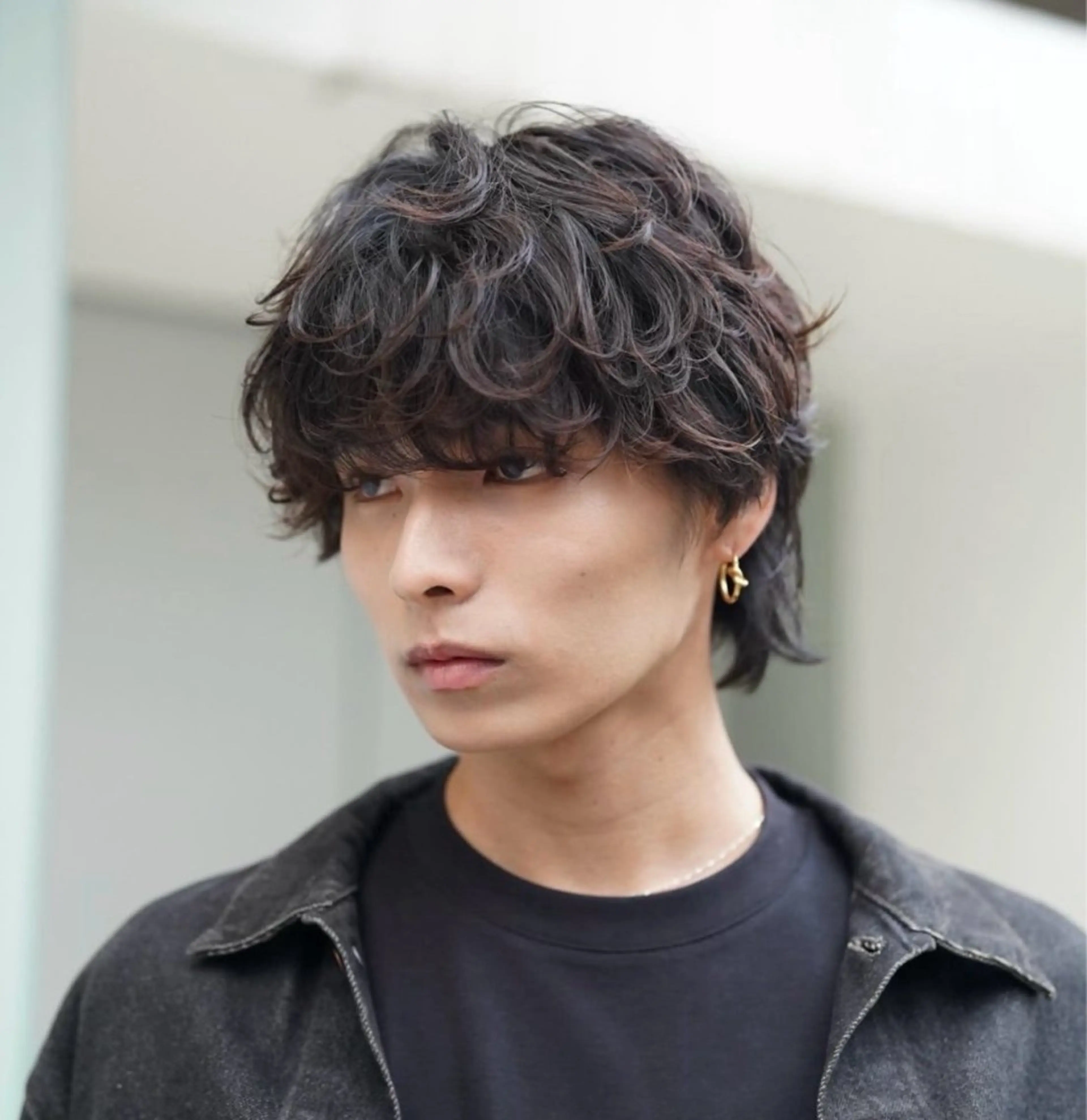 パーマ メンズ カット パーマ トリートメント 渋谷/メンズパーマ/ ハイライト/丸山太誠のヘアスタイル