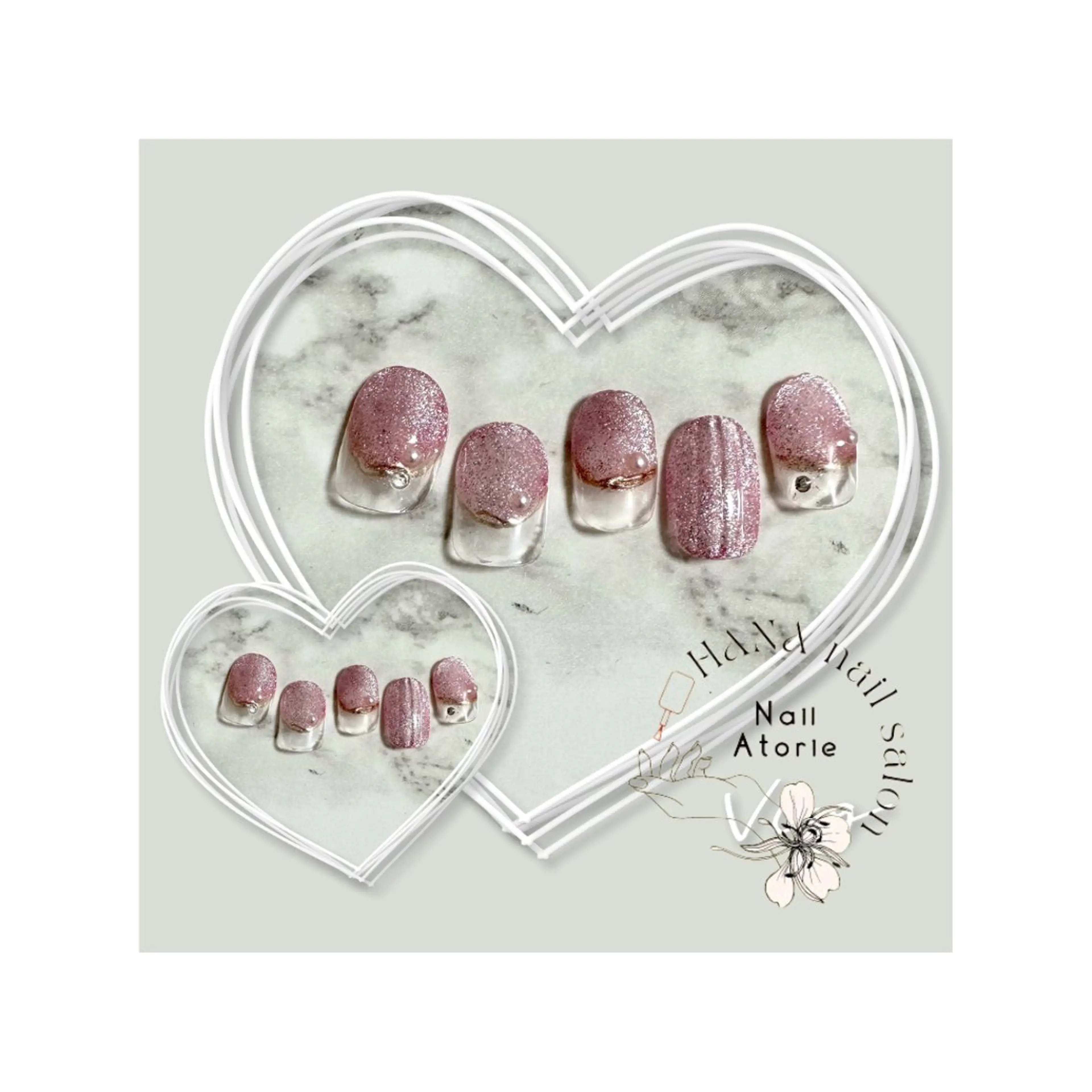 ネイル マグネットネイル ハンドネイル HaNA 　nail salonのネイルデザイン