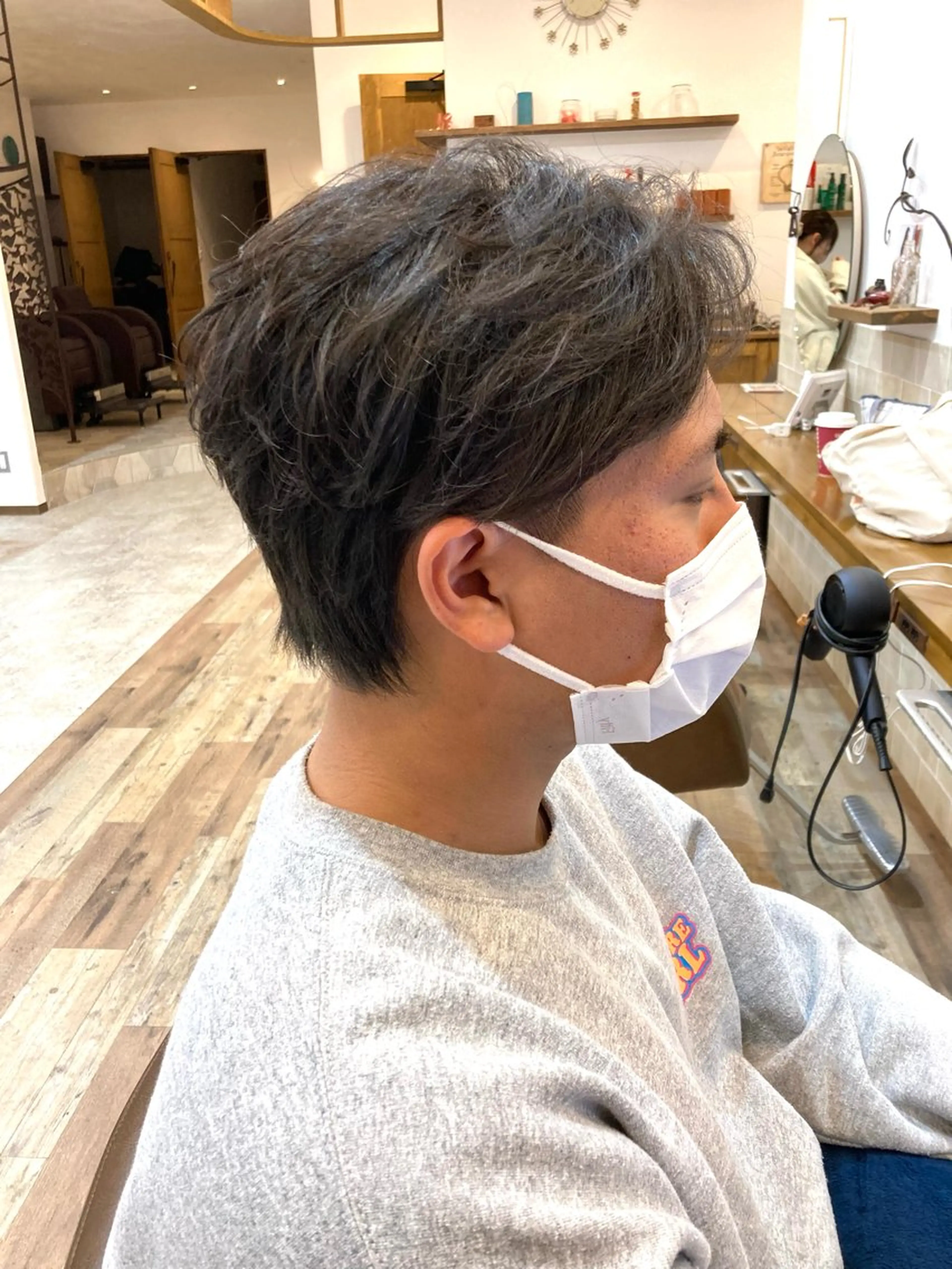 ショート パーマ メンズ カット特化型 美容師/栗本のヘアスタイル