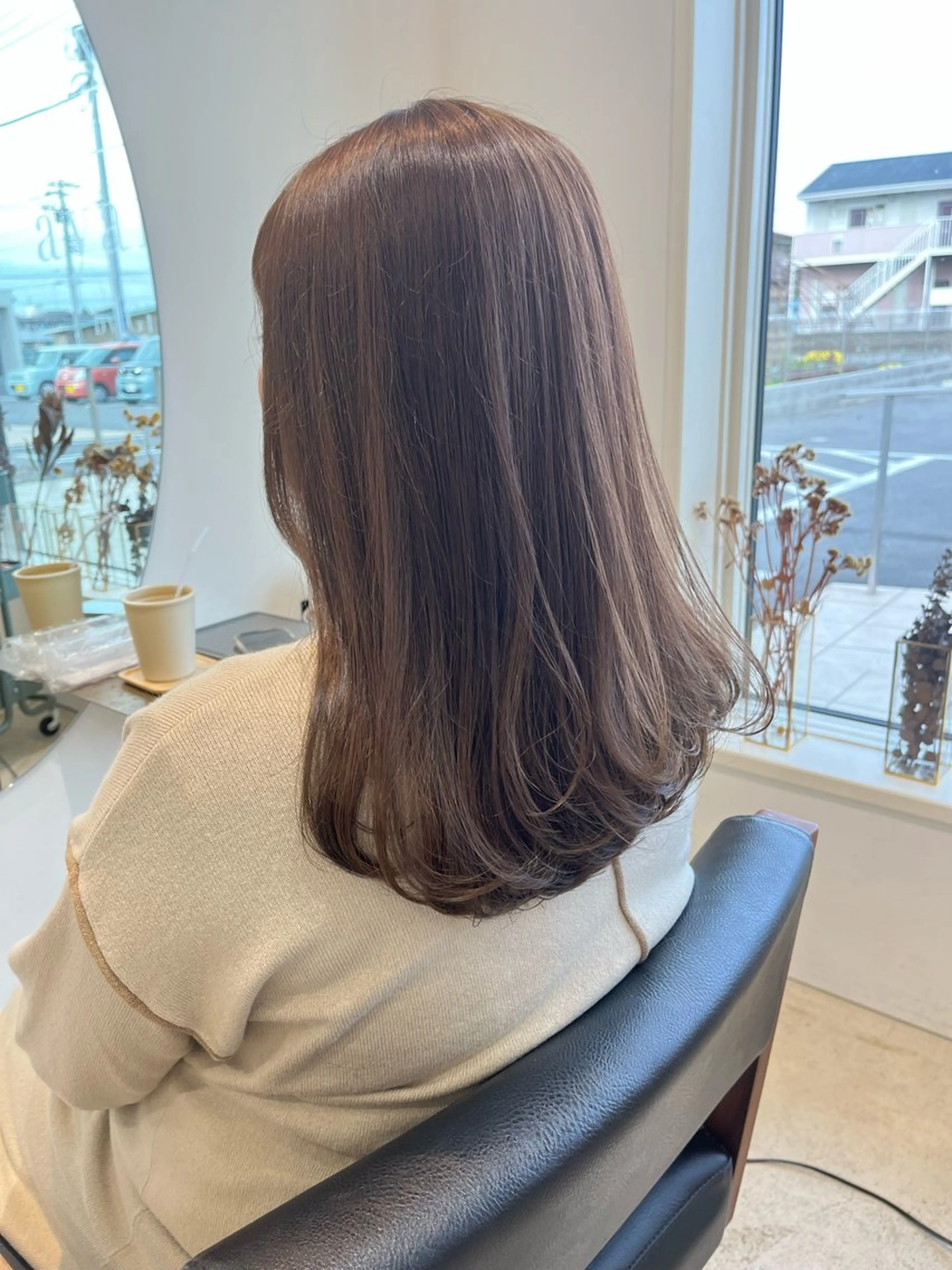 セミロング yunica所属・yunica manaeのヘアスタイル