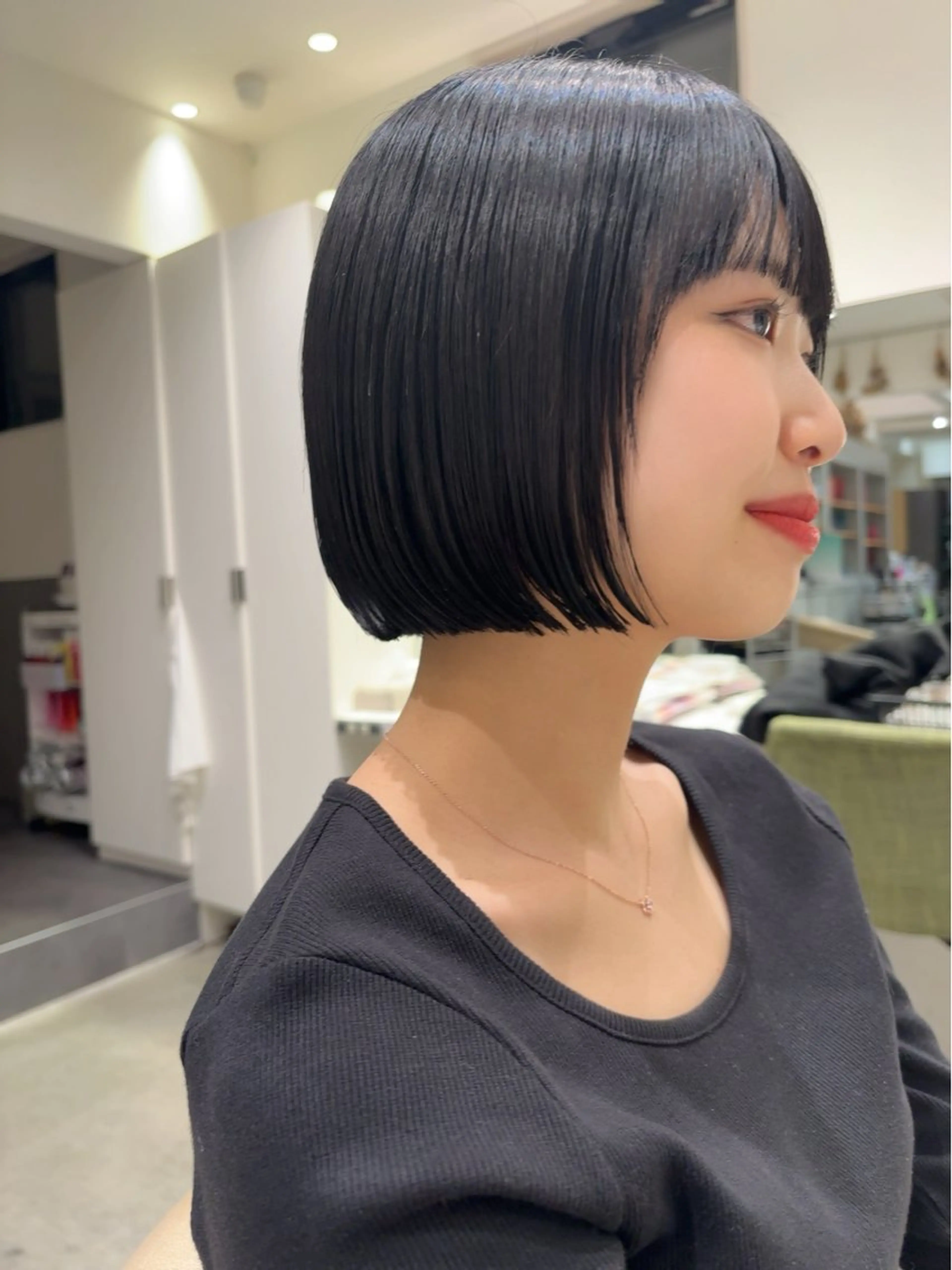 ショート ボブ 韓国風ヘア Londnaitre MAHOのヘアスタイル