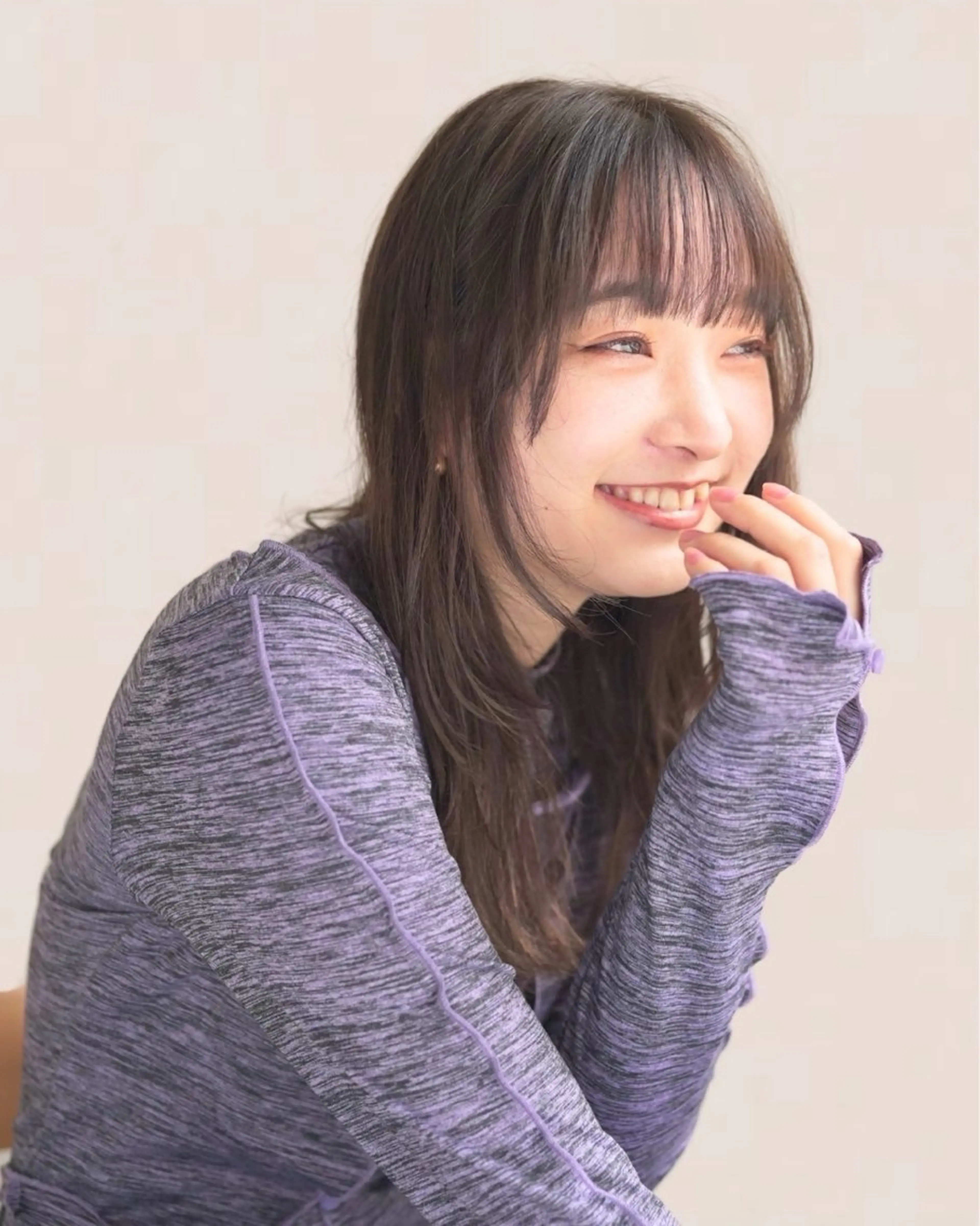 ロング カラー Joule 建山美友のヘアスタイル
