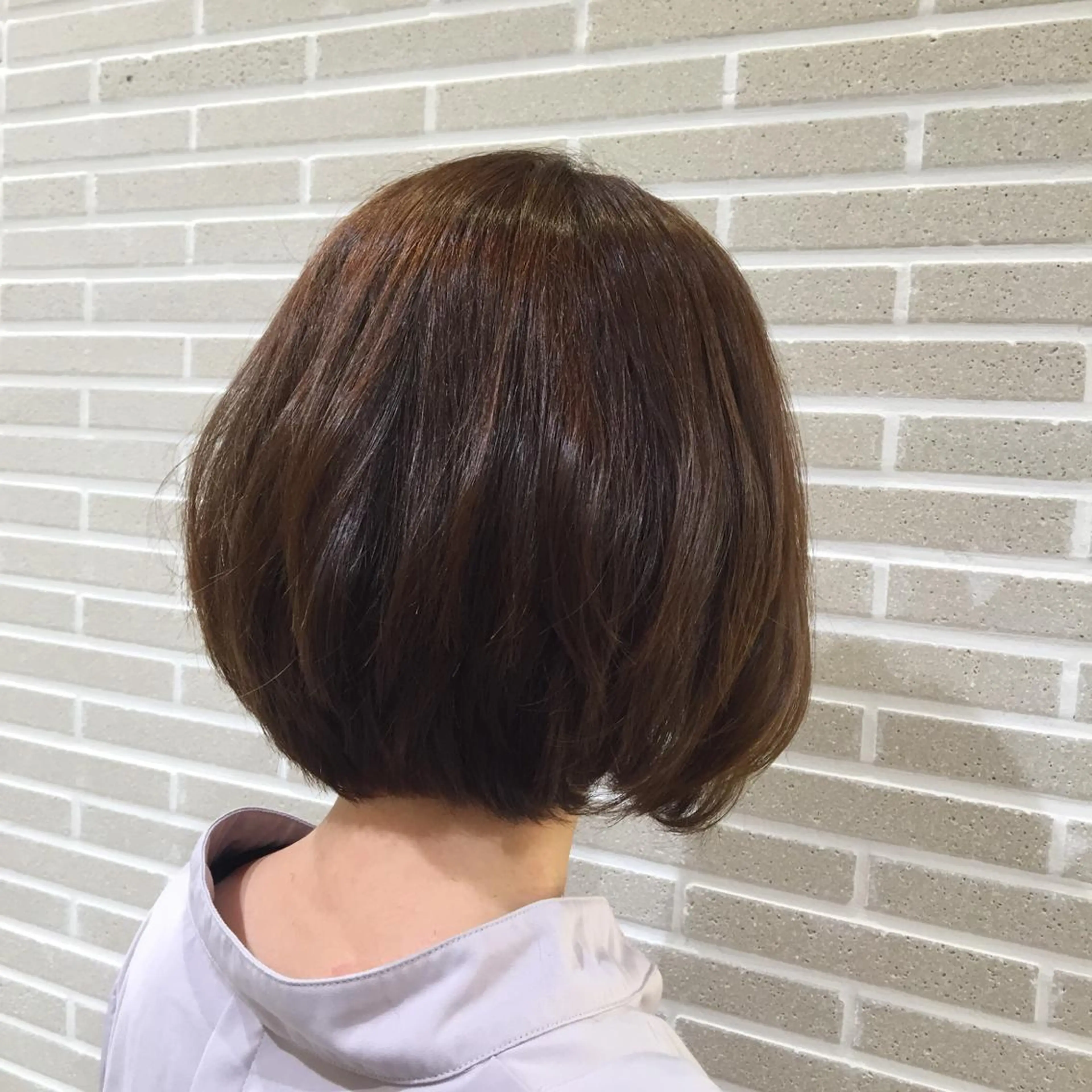 
![ショート カラー ヘアアレンジ 前下がりボブ イルミナカラー ボブ カット ヘアカラー トリートメント 山北 咲子のヘアスタイル