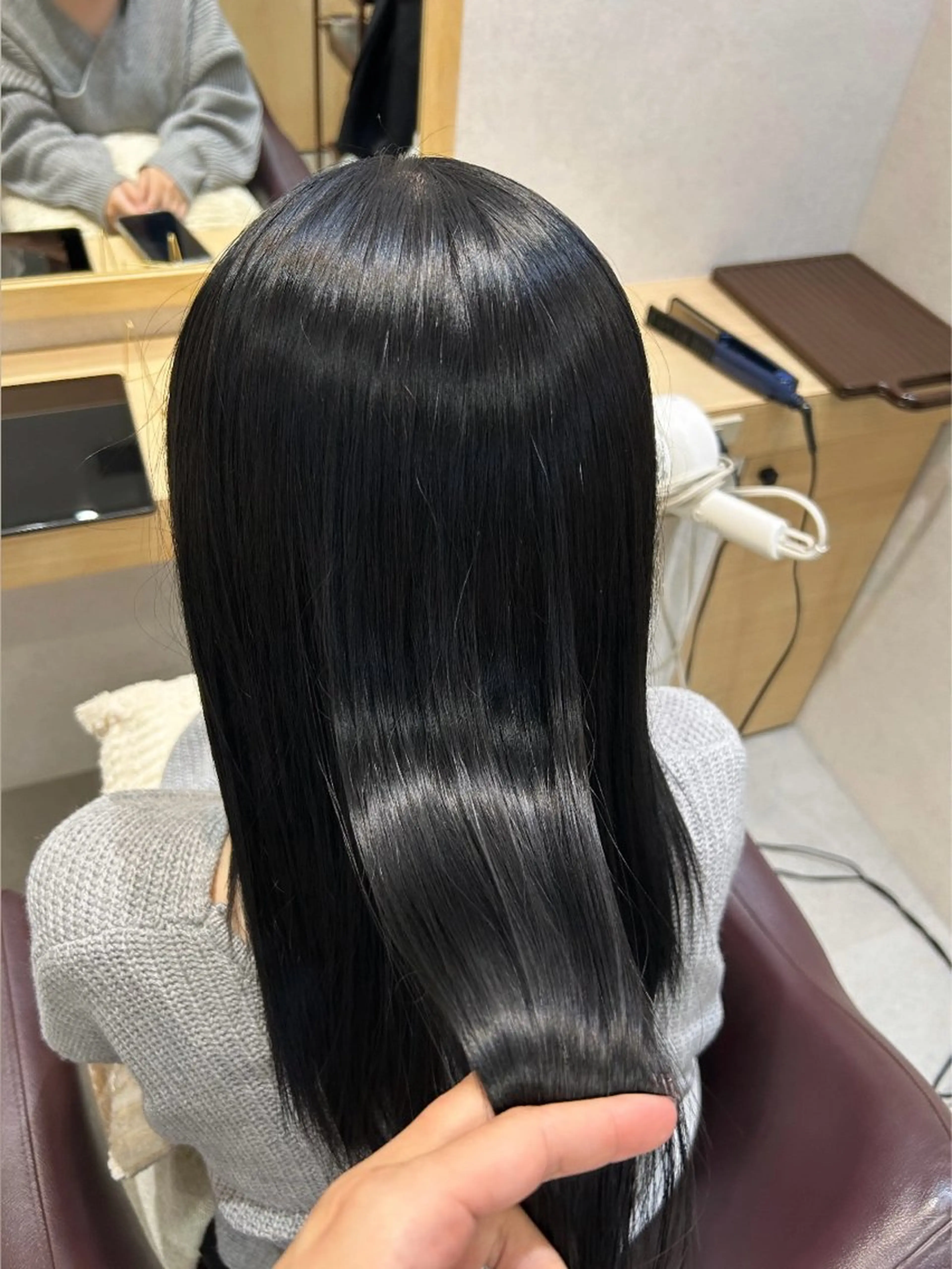 🩵cut・前髪縮毛矯正の写真