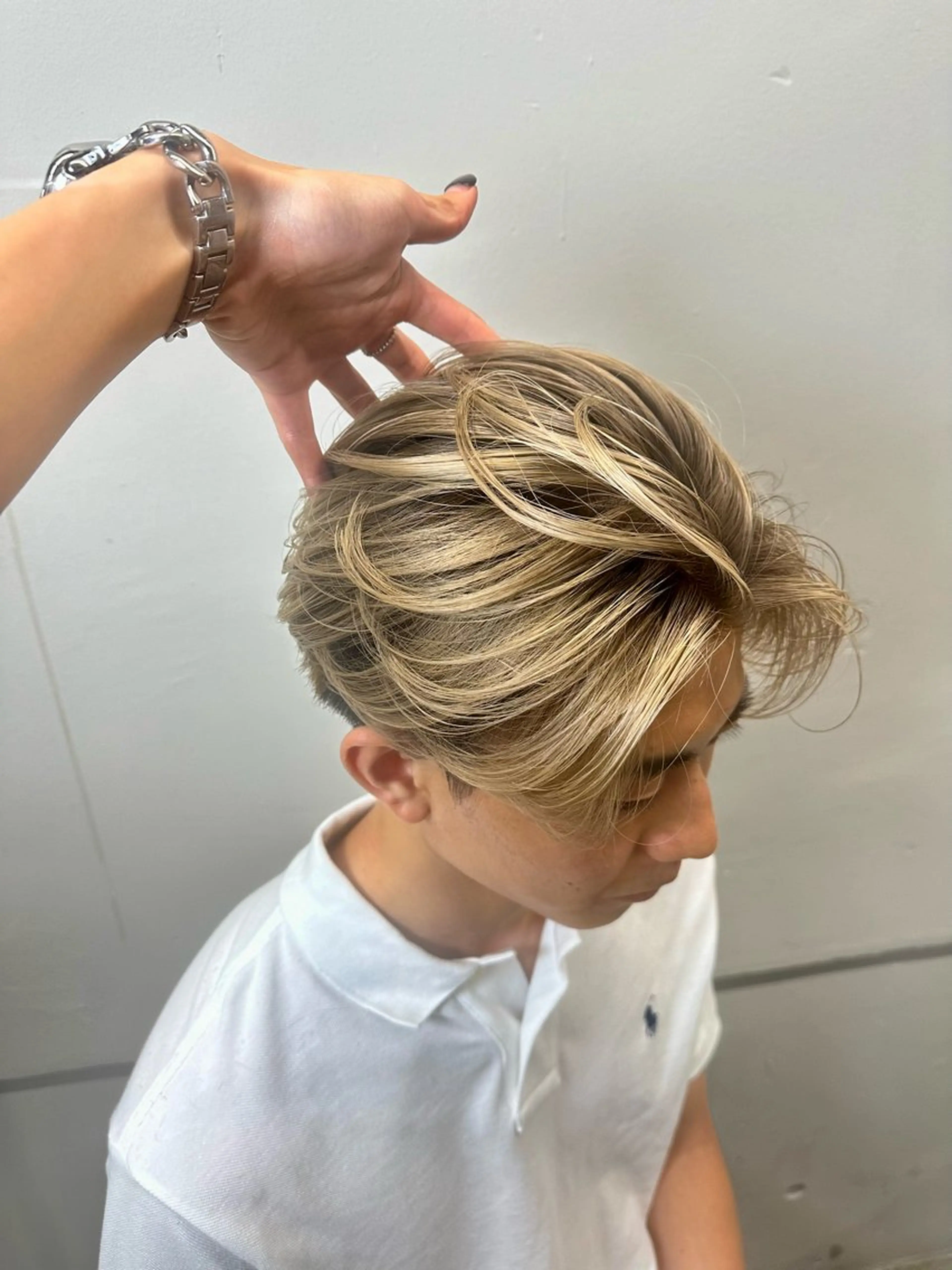 カラー メンズ メンズバレイヤージュ バレイヤージュ 【pia】 江田岳斗のヘアスタイル