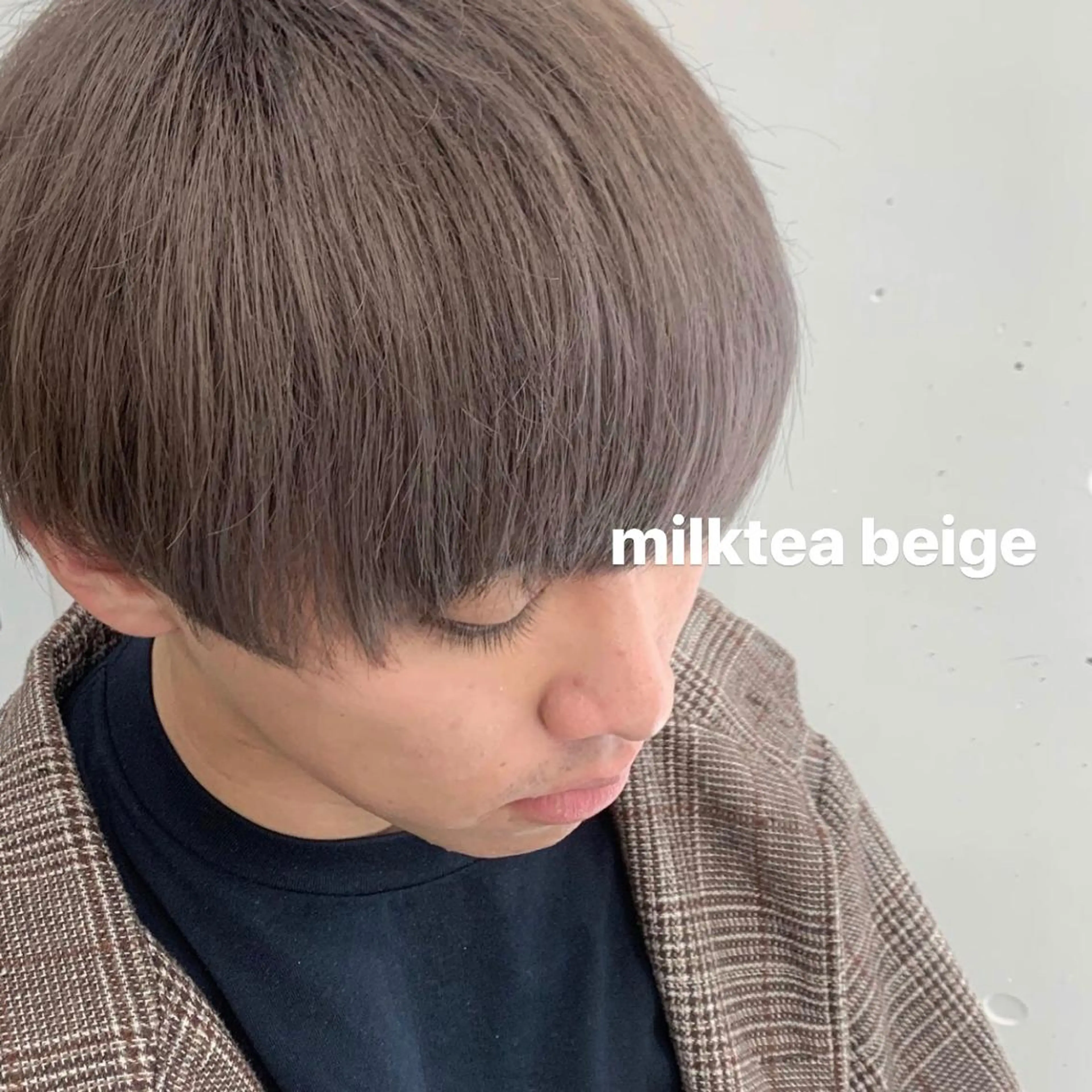 カラー fifth所属・センターパート／マッ シュ／パーマ　あさみのヘアスタイル