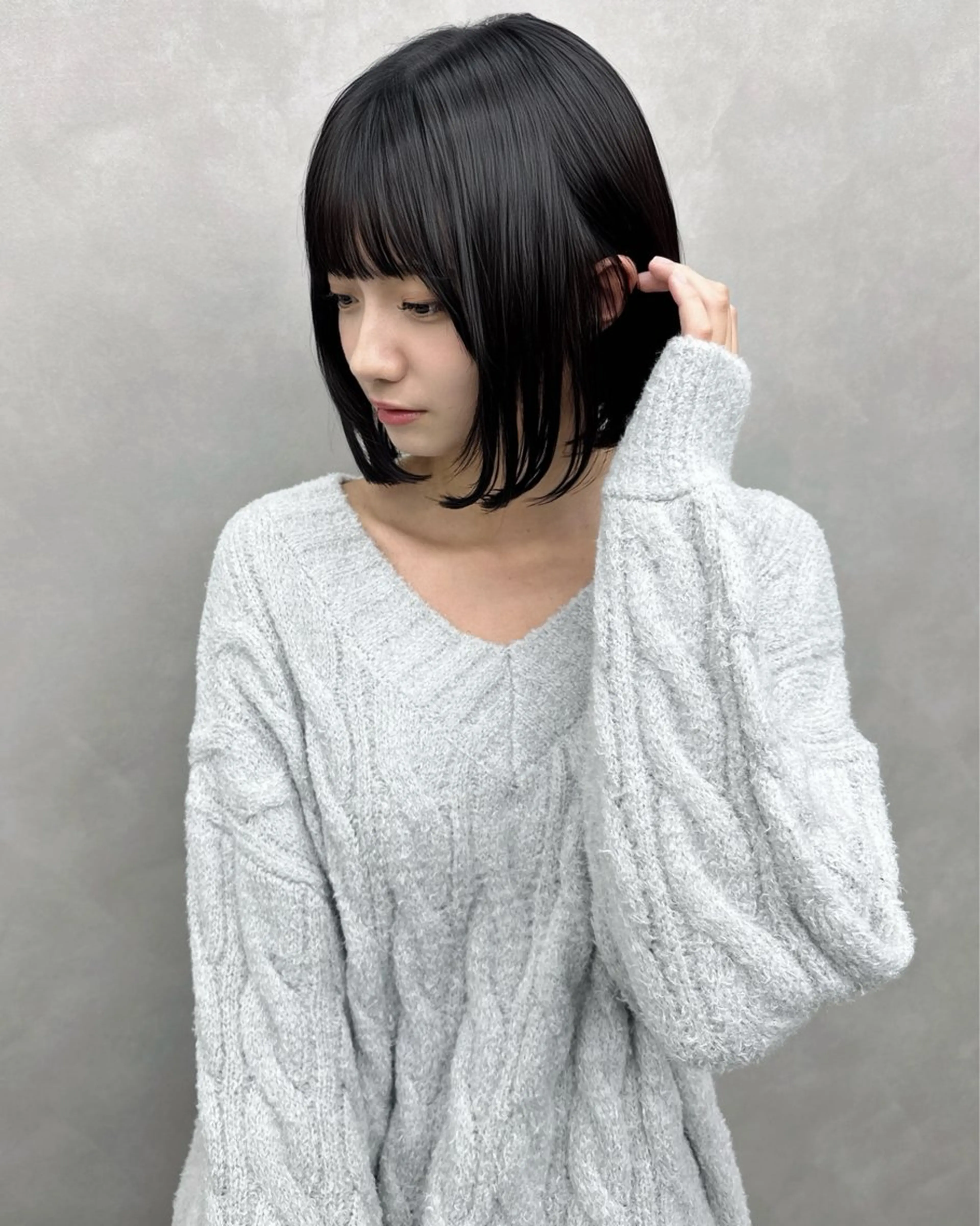 ミディアム Roi shibuya【ロイ 渋谷】所属・渋谷ボブ 福田連太郎のヘアスタイル