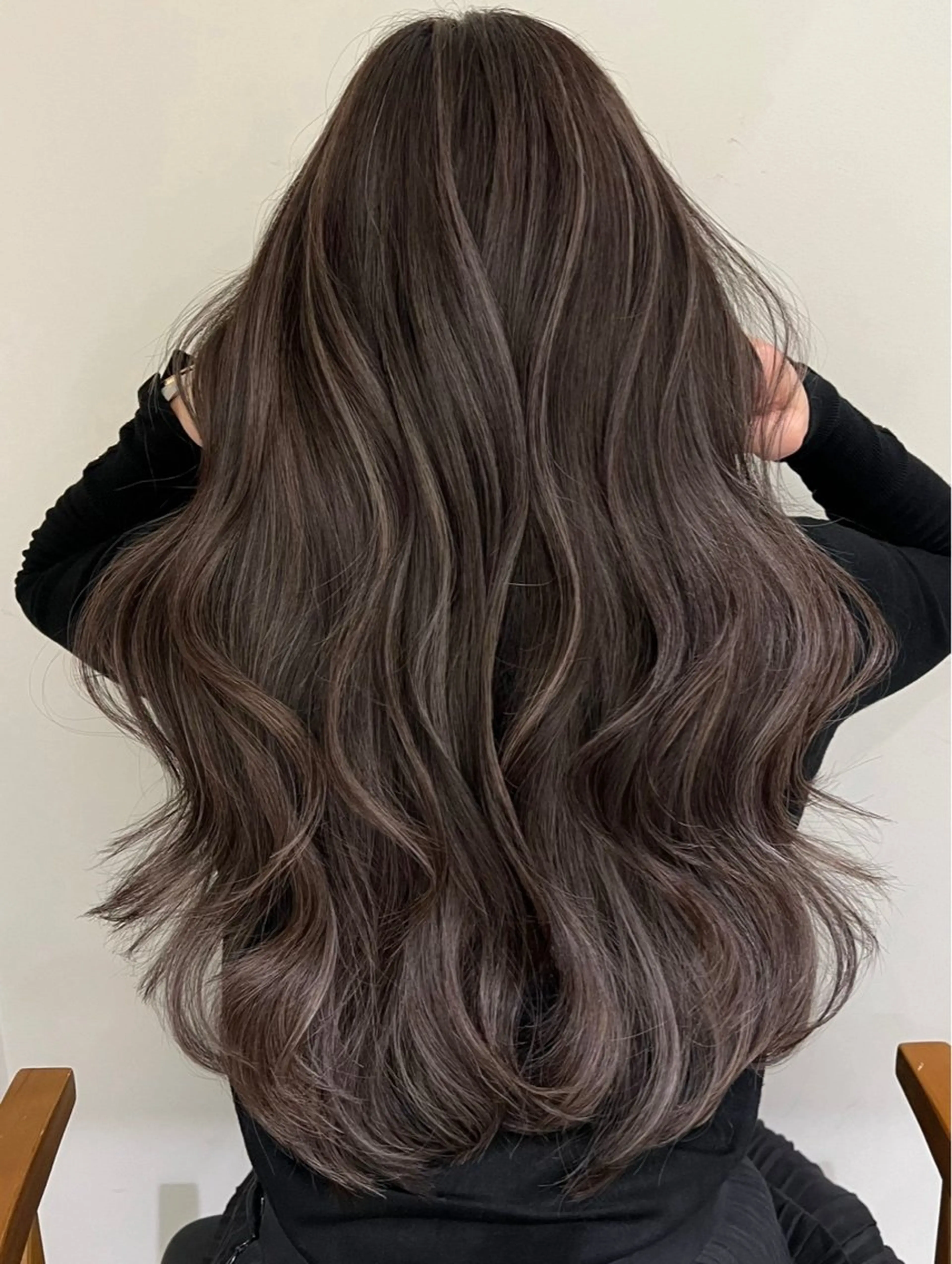 セミロング カラー ヘアアレンジ ヘアカラー ✨レイヤーカット/透 名感カラー特化✨のヘアスタイル