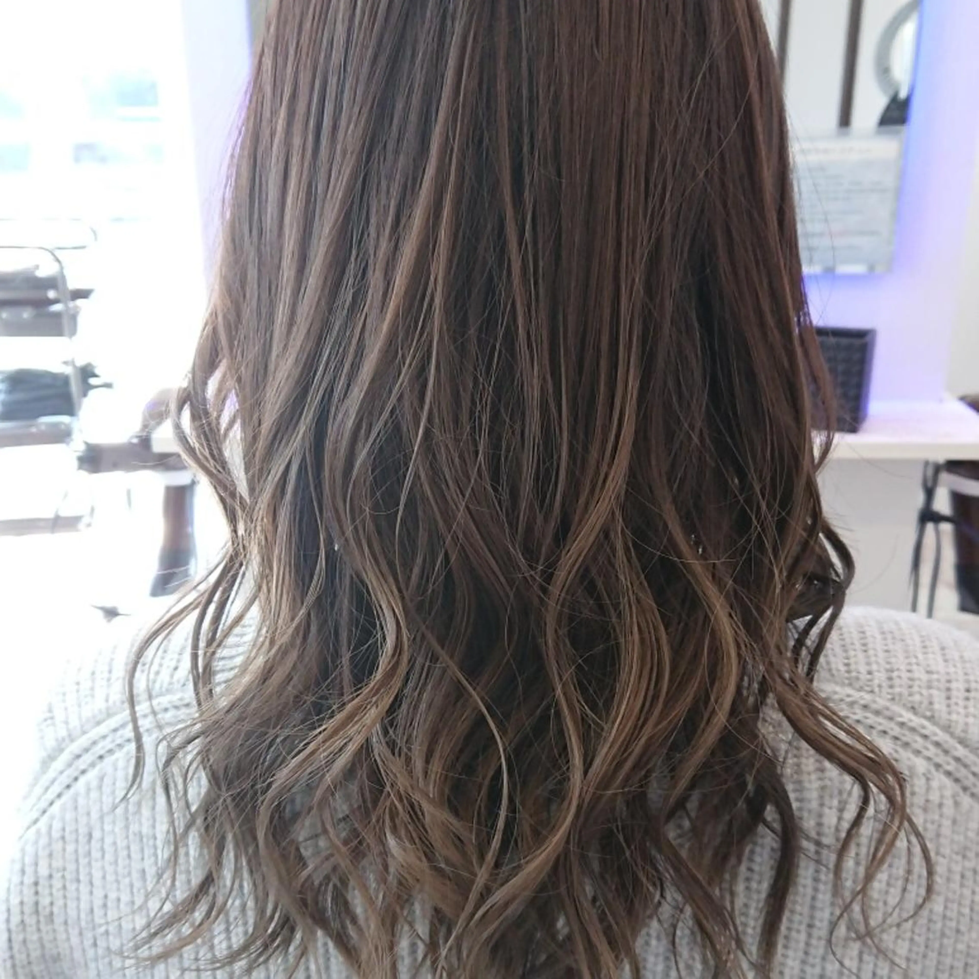 セミロング カラー ヘアアレンジ 小林 伸行のヘアスタイル