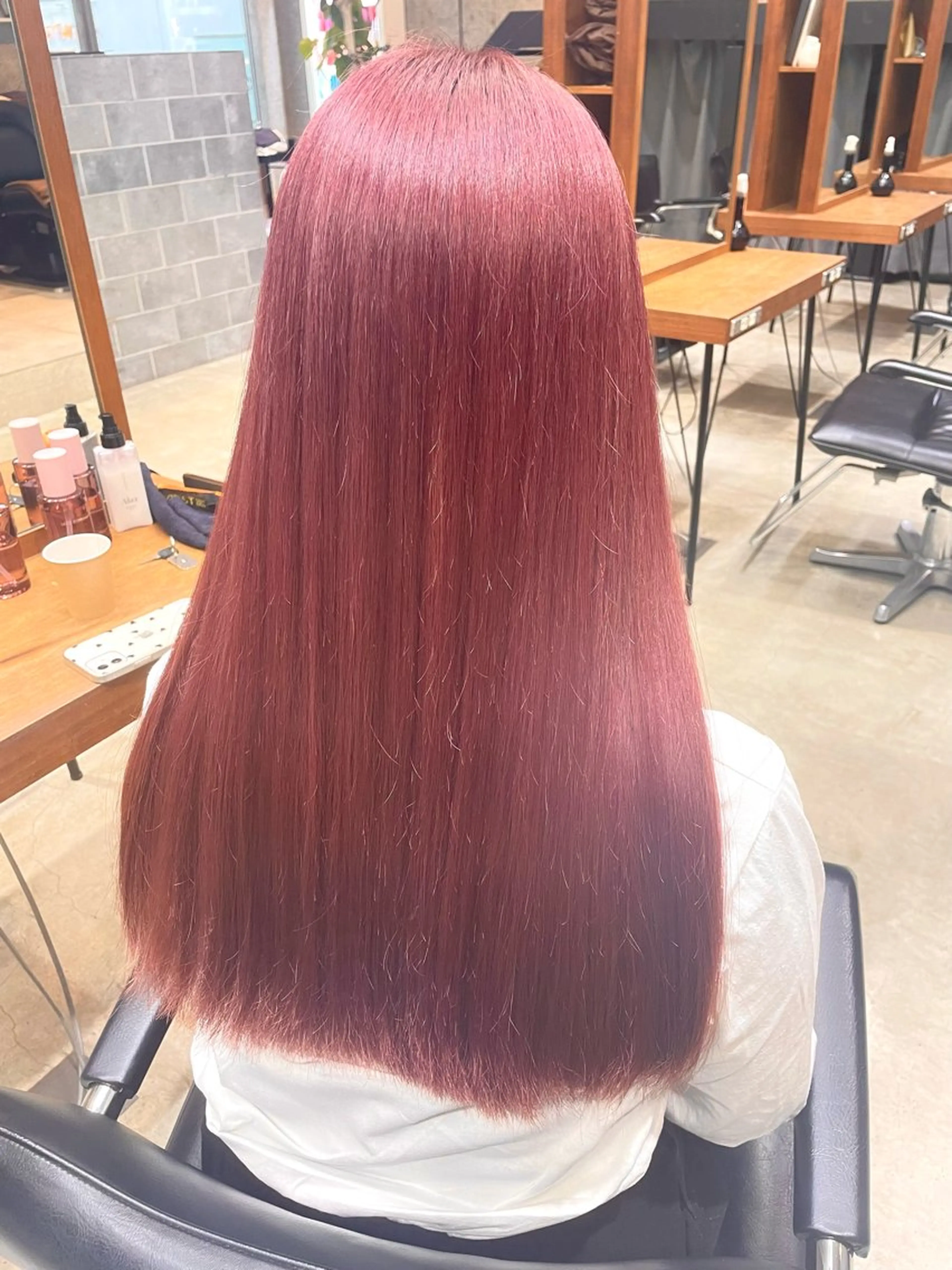 ロング カラー ヘアカラー 🎪🩰カワイイ暖色 カラー❣️reinaのヘアスタイル