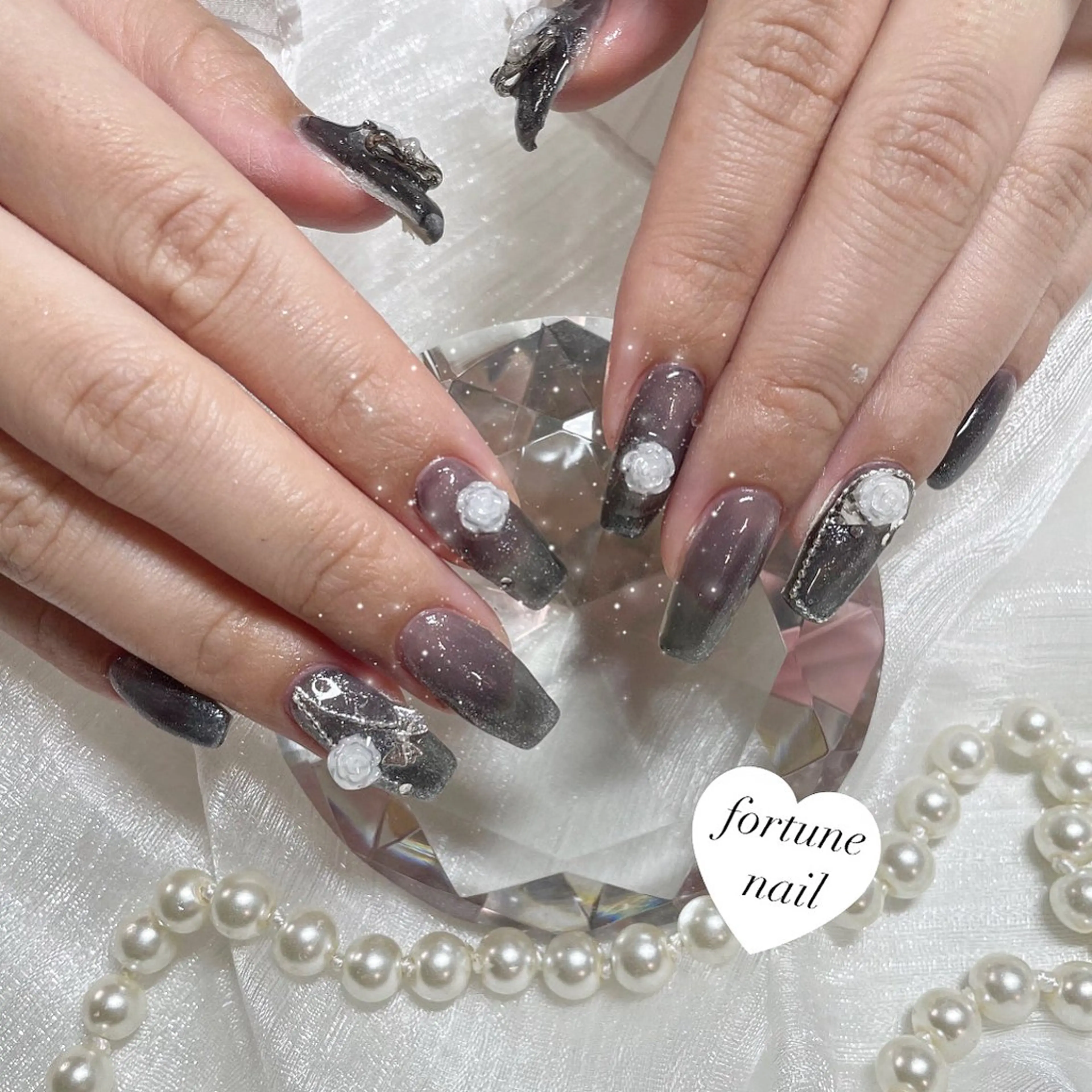 ネイル ワンホンネイル 💎saori 💎のネイルデザイン
