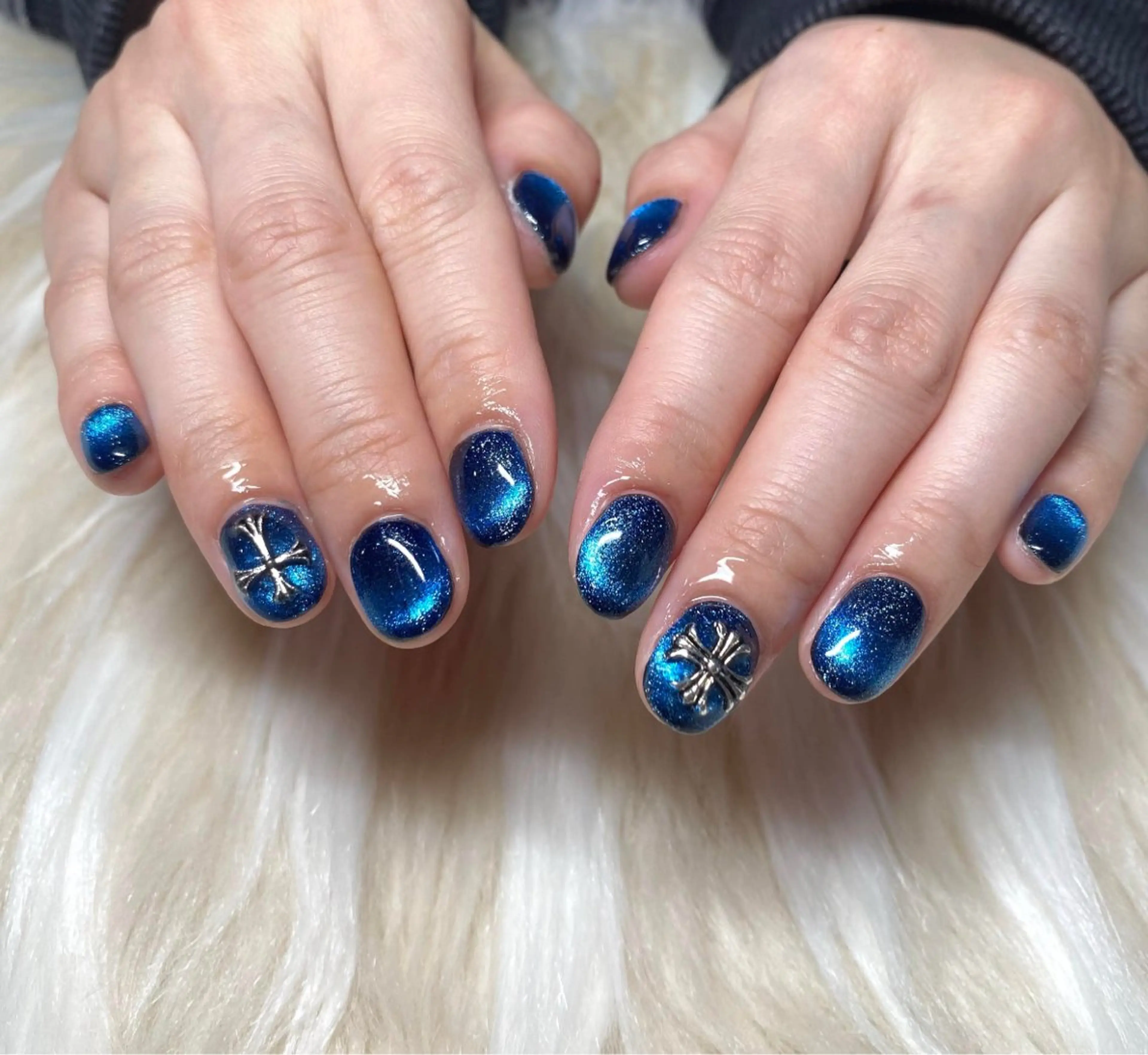 ネイル 長さ出し フレンチネイル ジェルネイル グラデーション 韓国ネイル ハンドネイル Nail&eye Belire 新宿のネイルデザイン