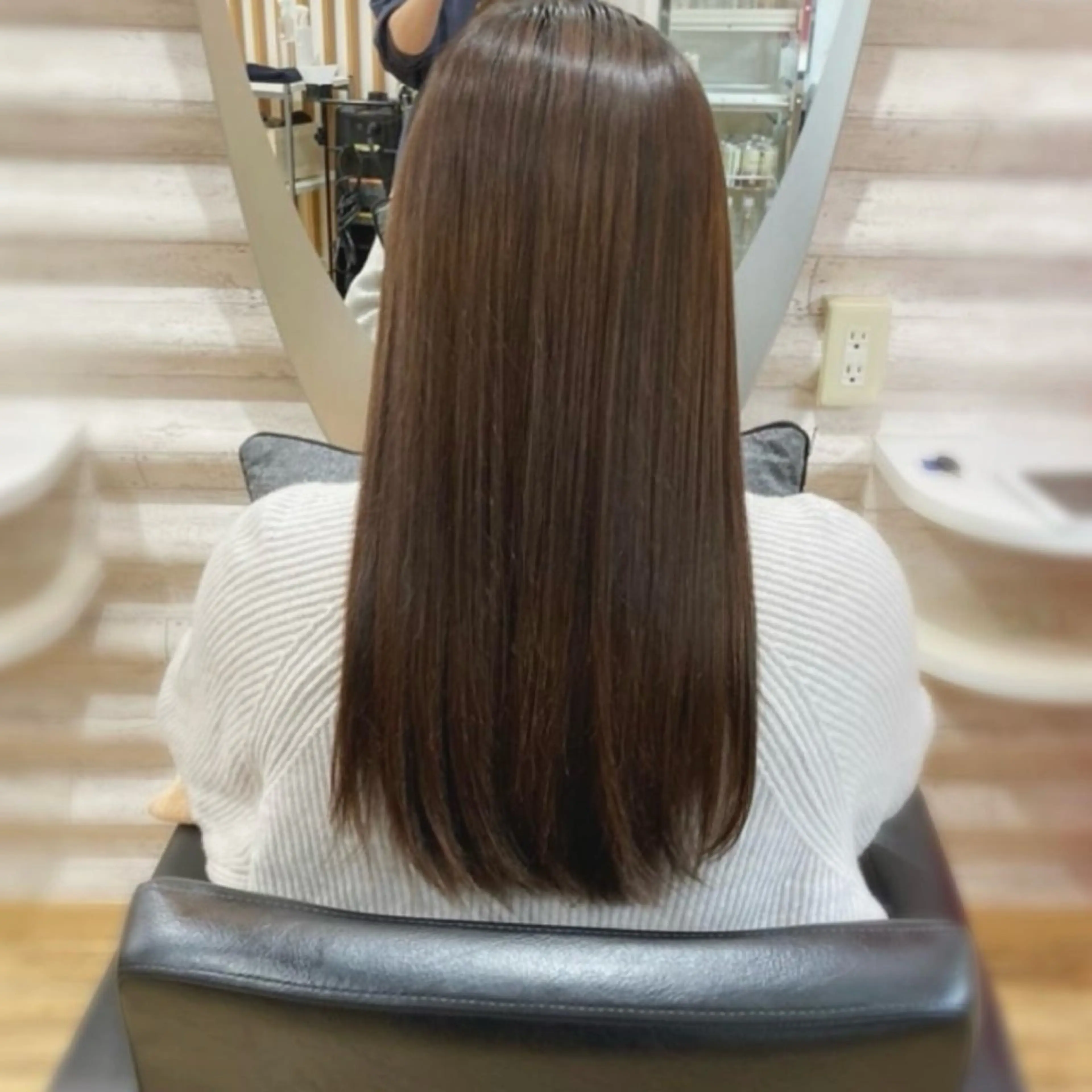 ロング カラー 髪質改善 トリートメント 艶の専門店/髪質改善 ×酸熱カラー/KONのヘアスタイル