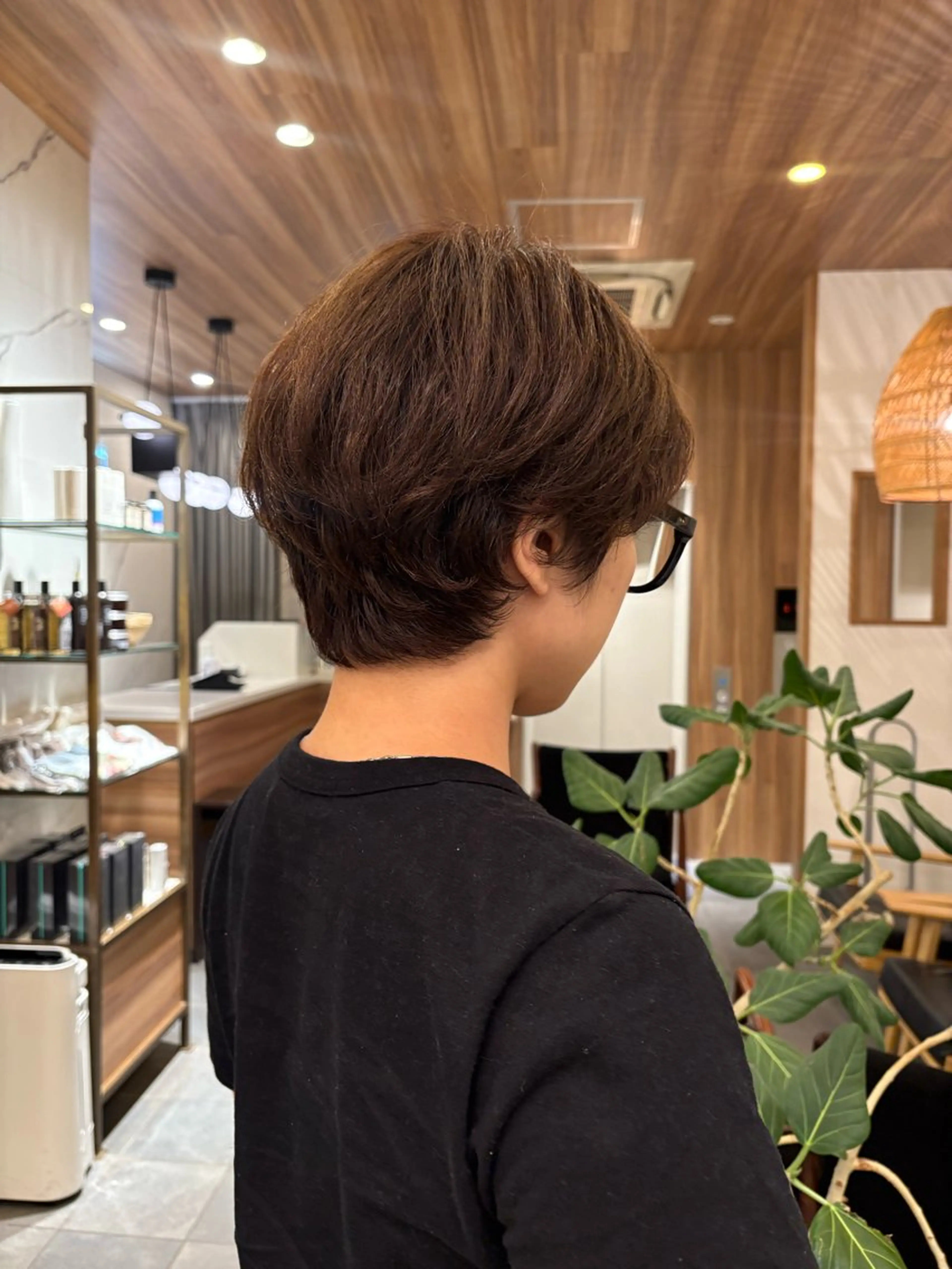 ショート パーマ パーマ BEAUTRIUM 穂乃香のヘアスタイル