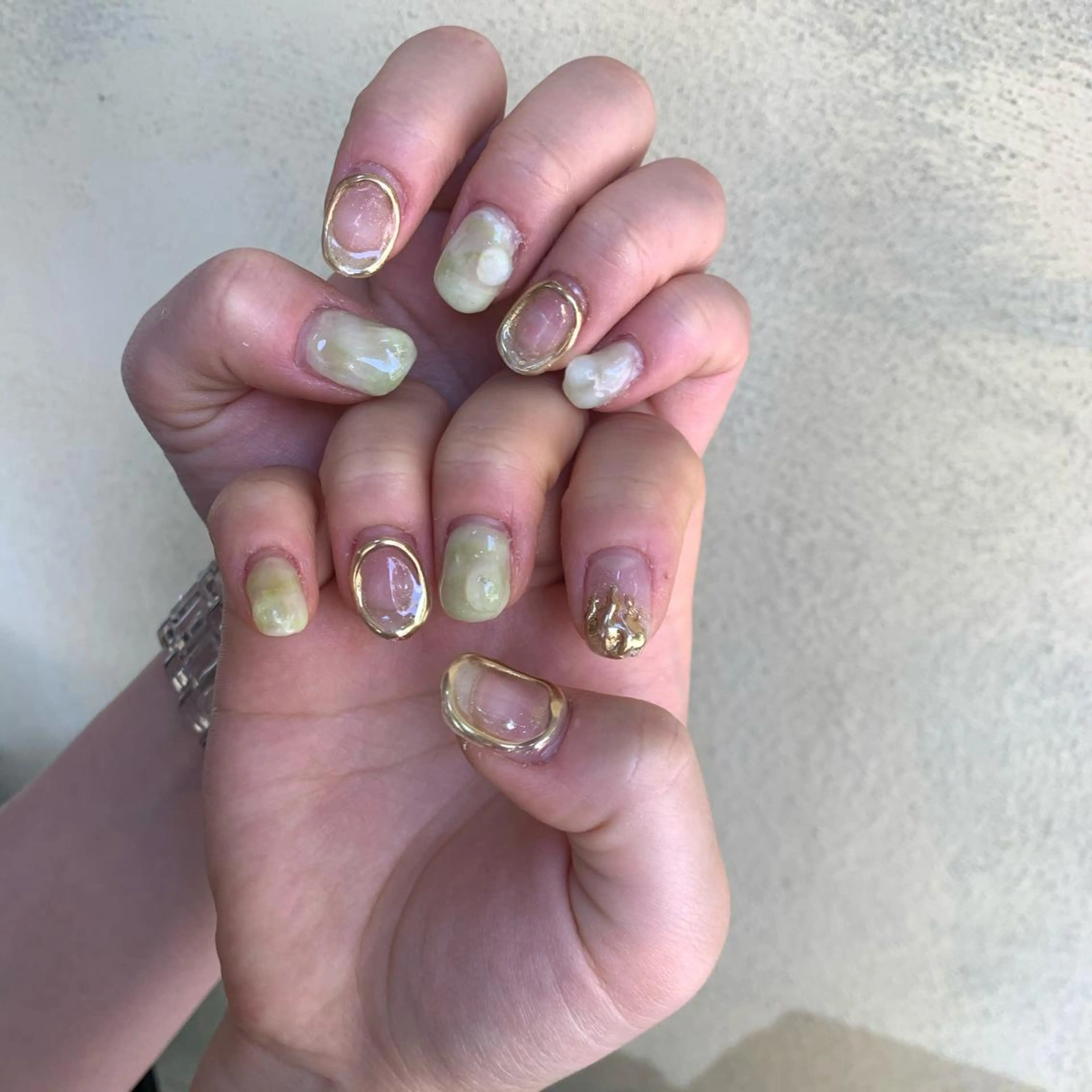 ネイル ニュアンスネイル ハンドネイル 艶髪／クロスパーマ ♡Tsuzumiのその他イメージ