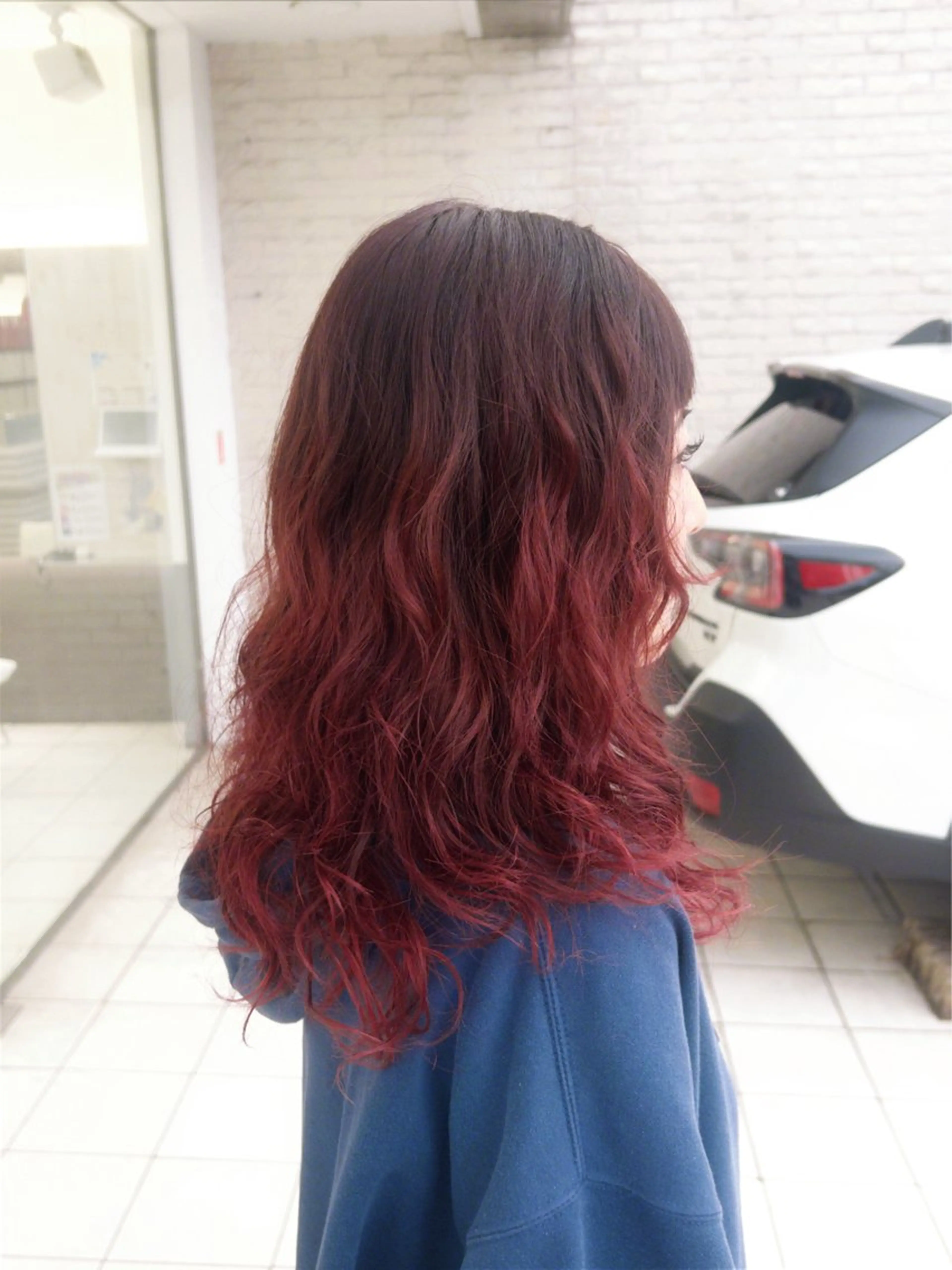 セミロング カラー ヘアカラー レイヤーカット/ボブ 🪐花木 香菜のヘアスタイル