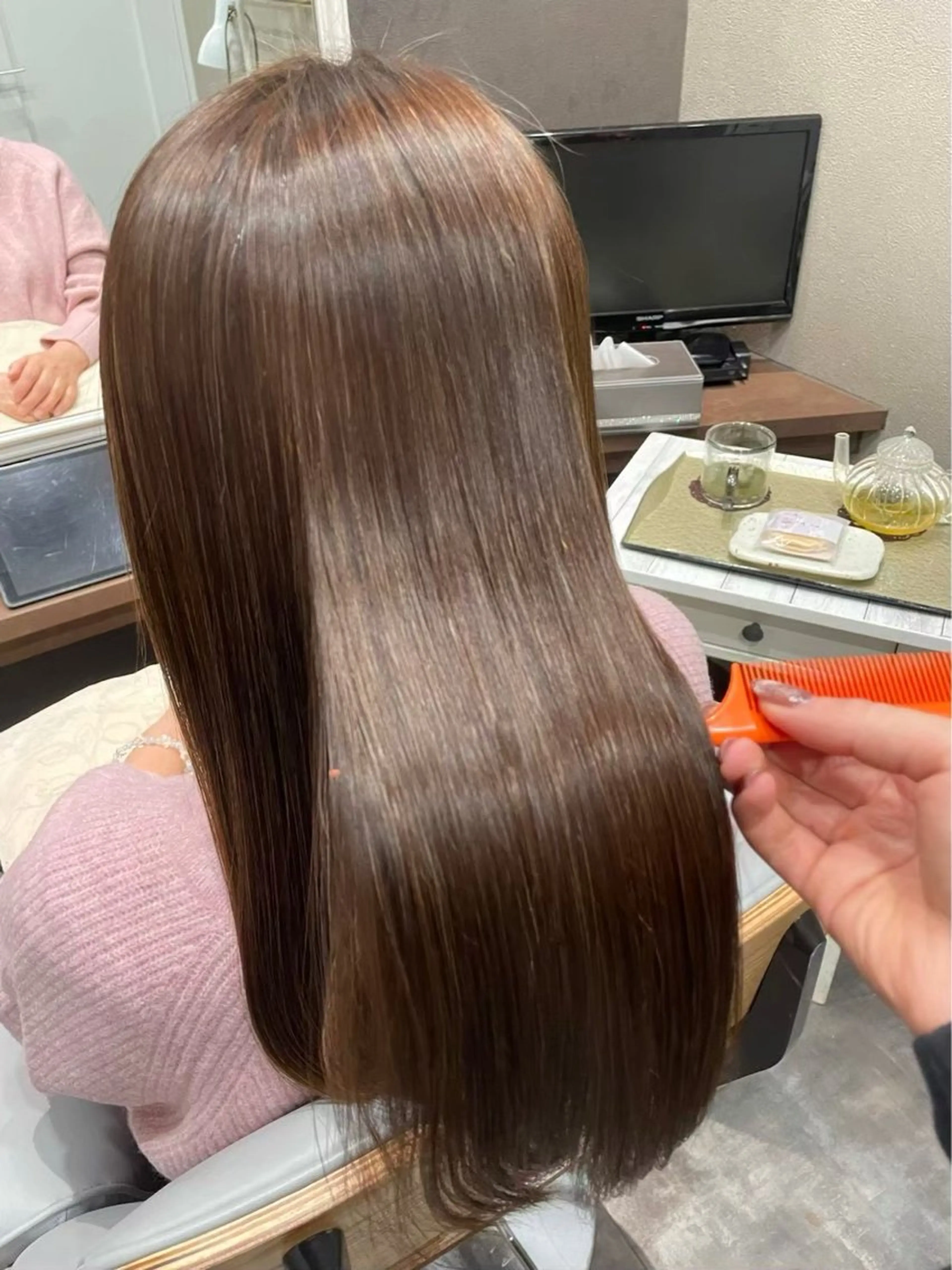 ロング カラー カット ヘアカラー concept   淡路店所属・柴田 桃佳のヘアスタイル