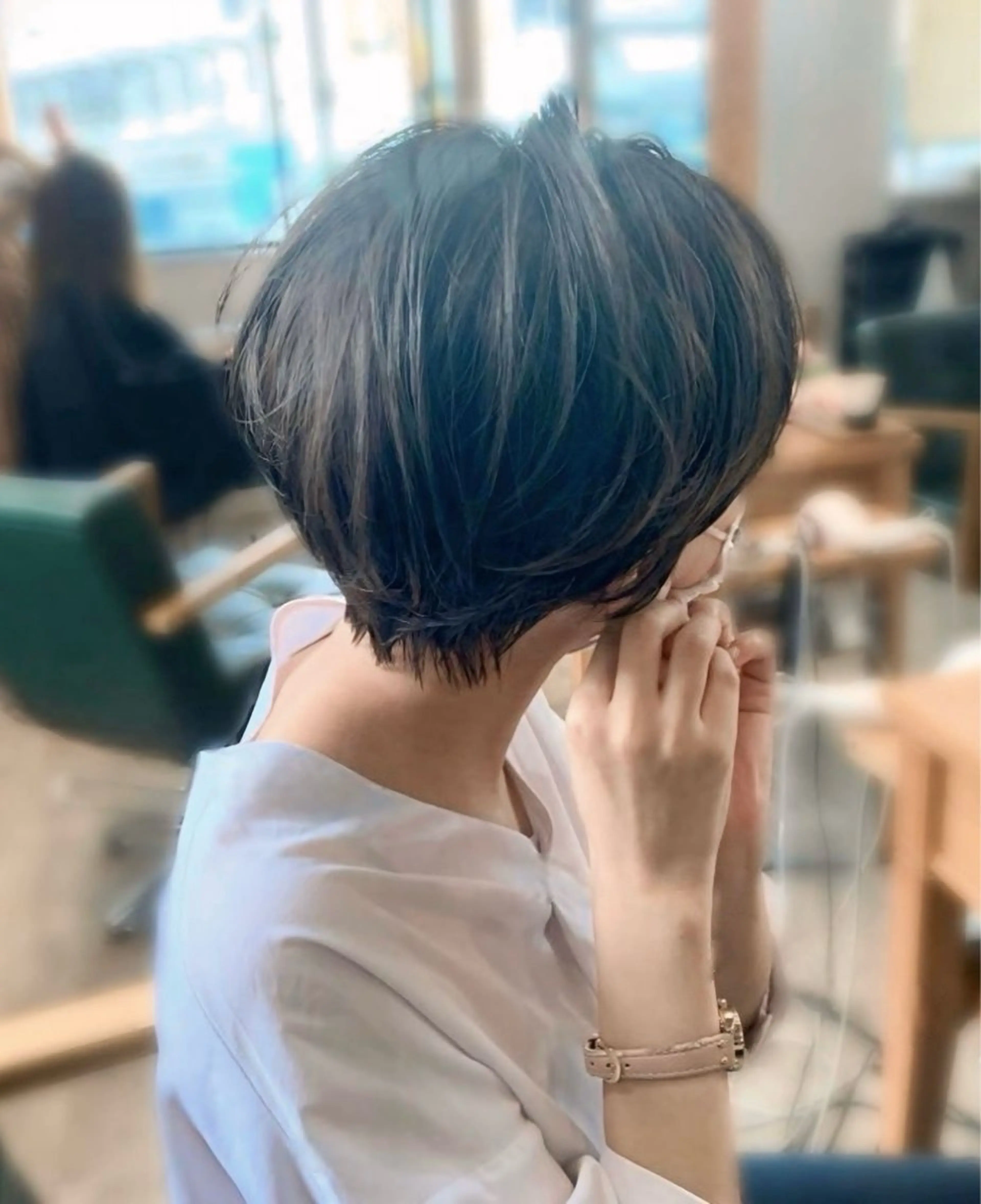ショート カラー カット ヘアカラー トリートメント 前田 健太のヘアスタイル
