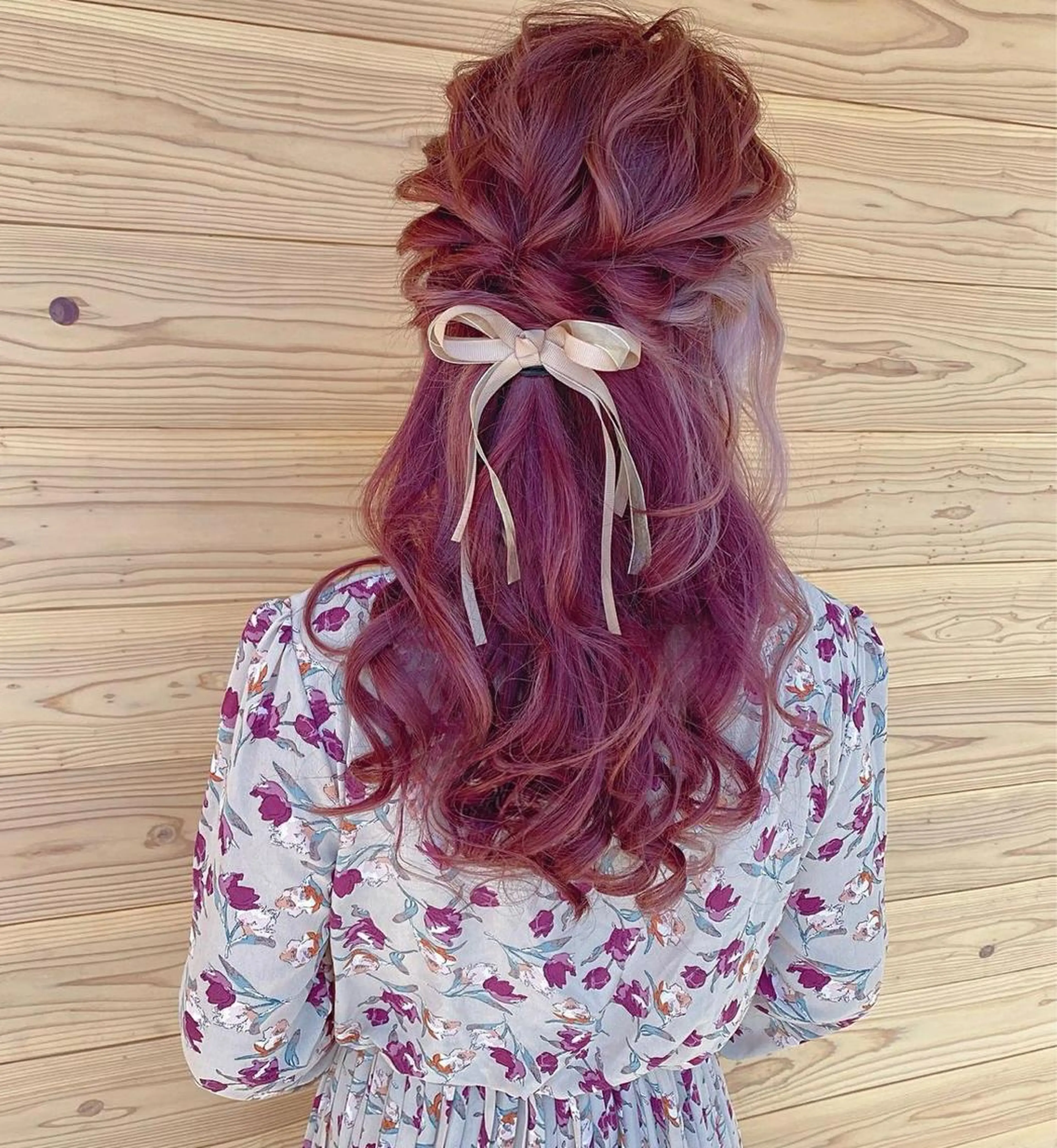 ヘアアレンジ ハーフアップ u Eriko/ ヘアセット/美髪のヘアスタイル