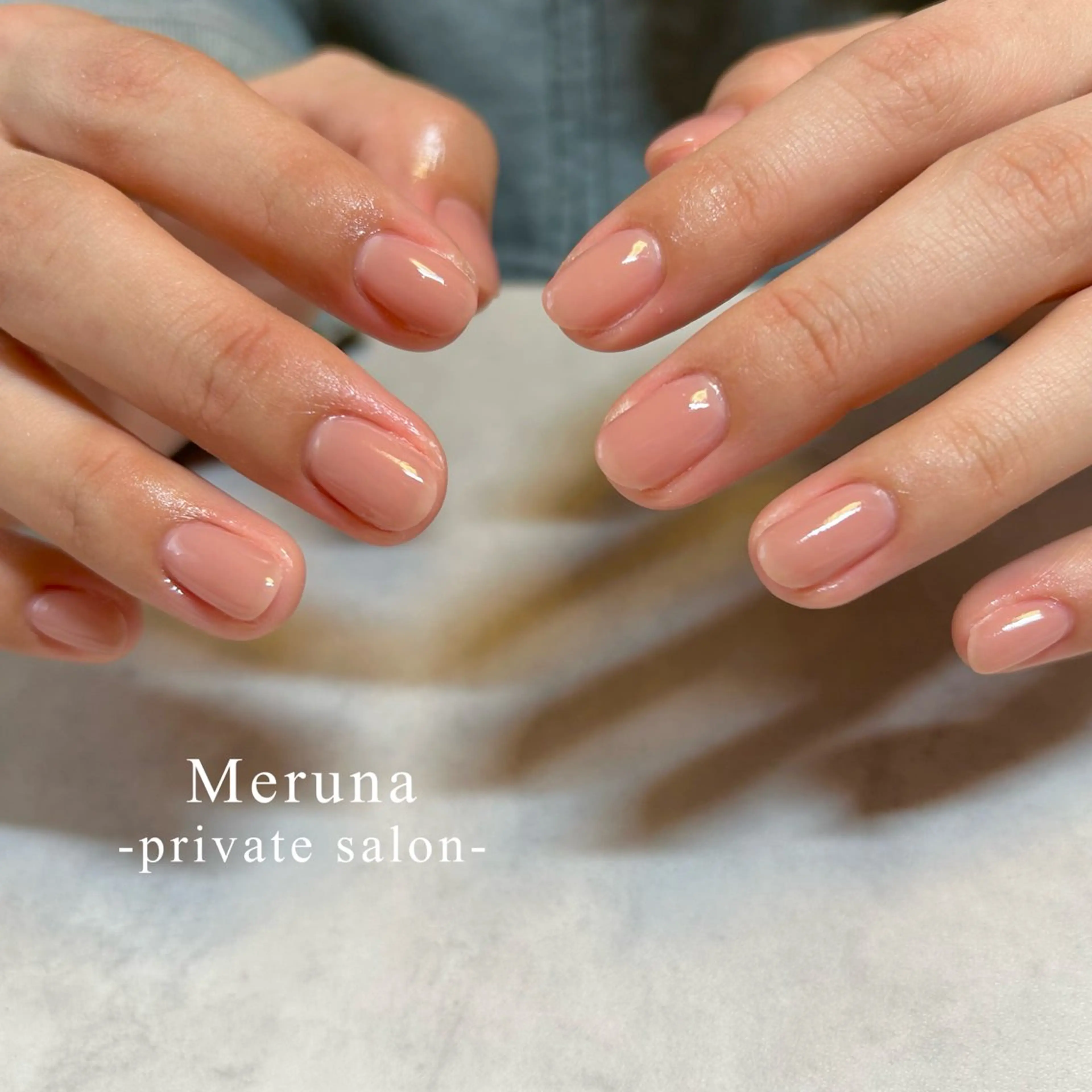 ネイル ワンカラーネイル ハンドネイル Meruna .ﾒﾙｰﾅ.のネイルデザイン
