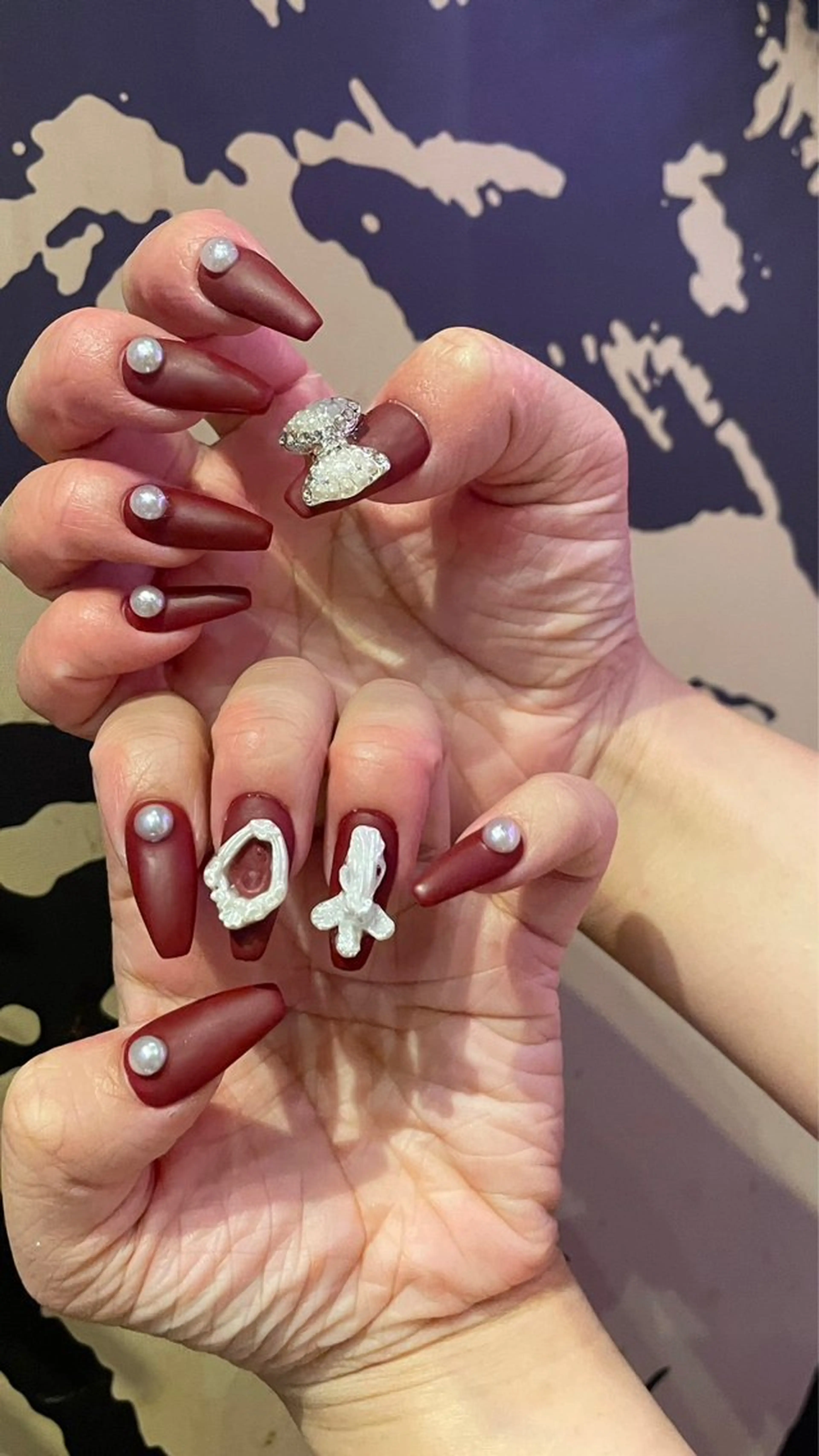 ネイル マットネイル ハンドネイル nail salon Bayのネイルデザイン