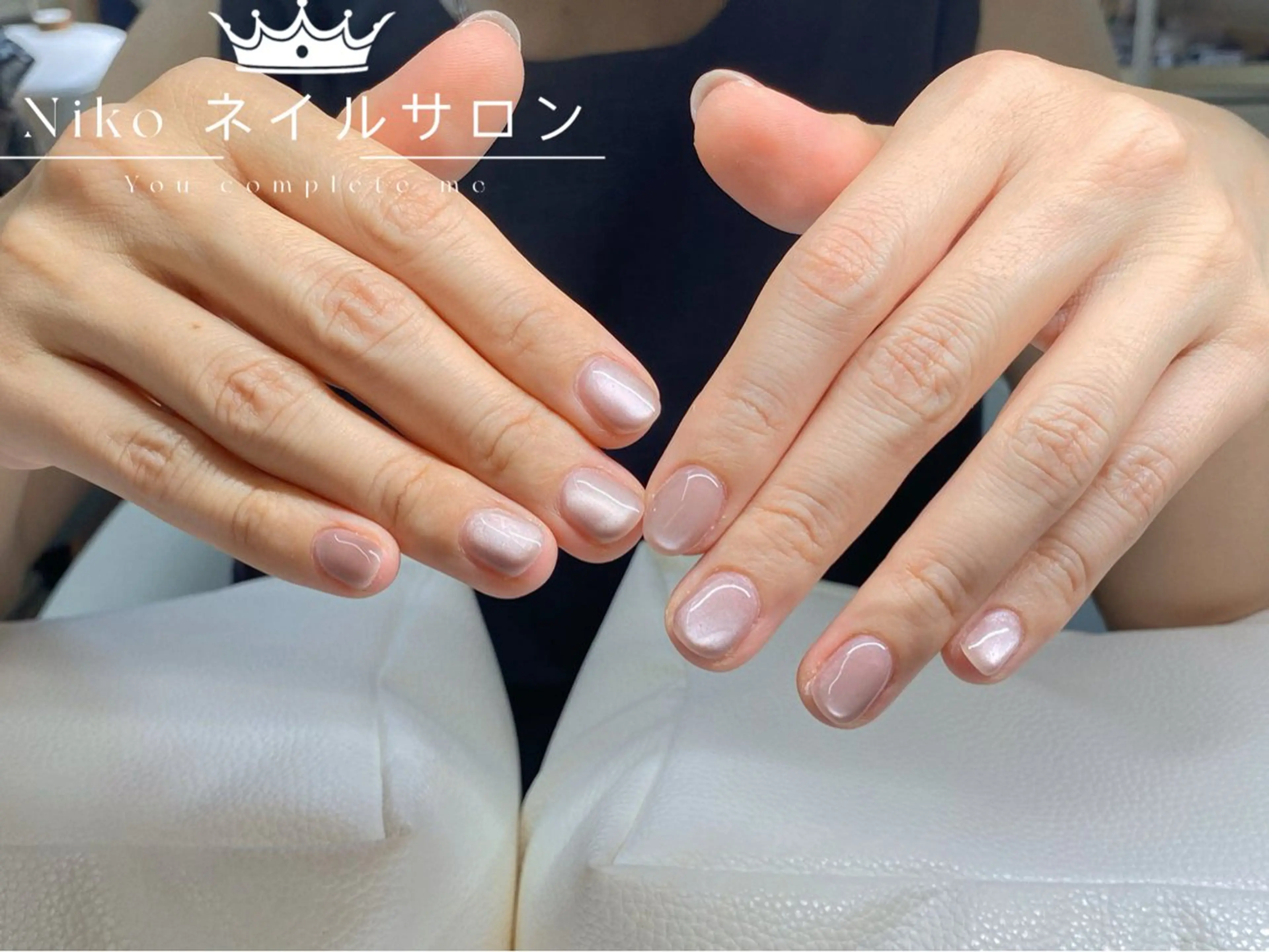 ネイル チークネイル 長さ出し フラッシュネイル フットネイル フレンチネイル ハンドネイル Niko Nail salon 銀座本店のネイルデザイン