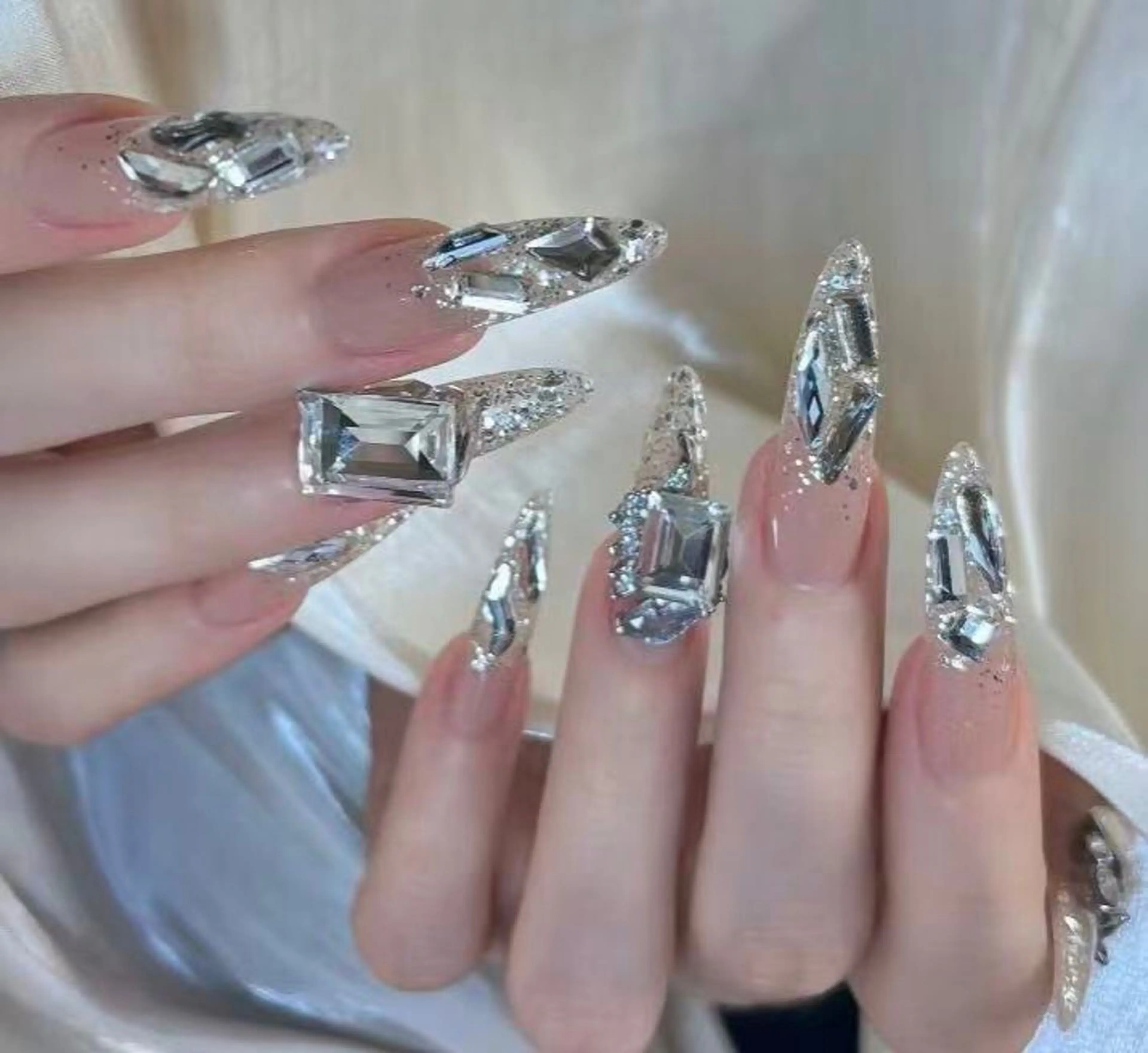 ネイル ハンドネイル Aura  Nail 長さだし/パラジェルのネイルデザイン