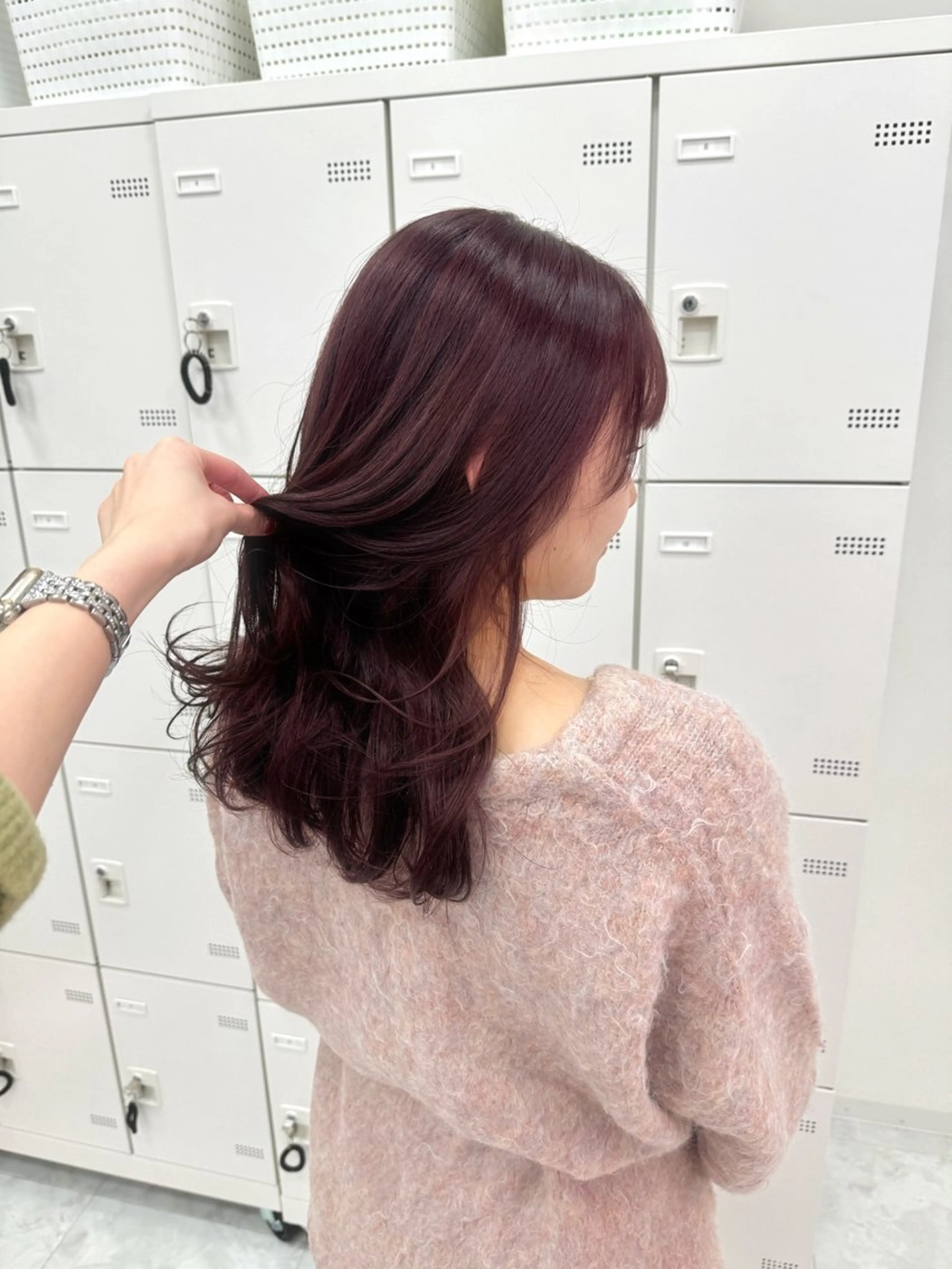 セミロング カラー ヘアカラー ヘッドスパ ヘアセット 💖透明感カラー＆暗 髪専門💖Akariのヘアスタイル