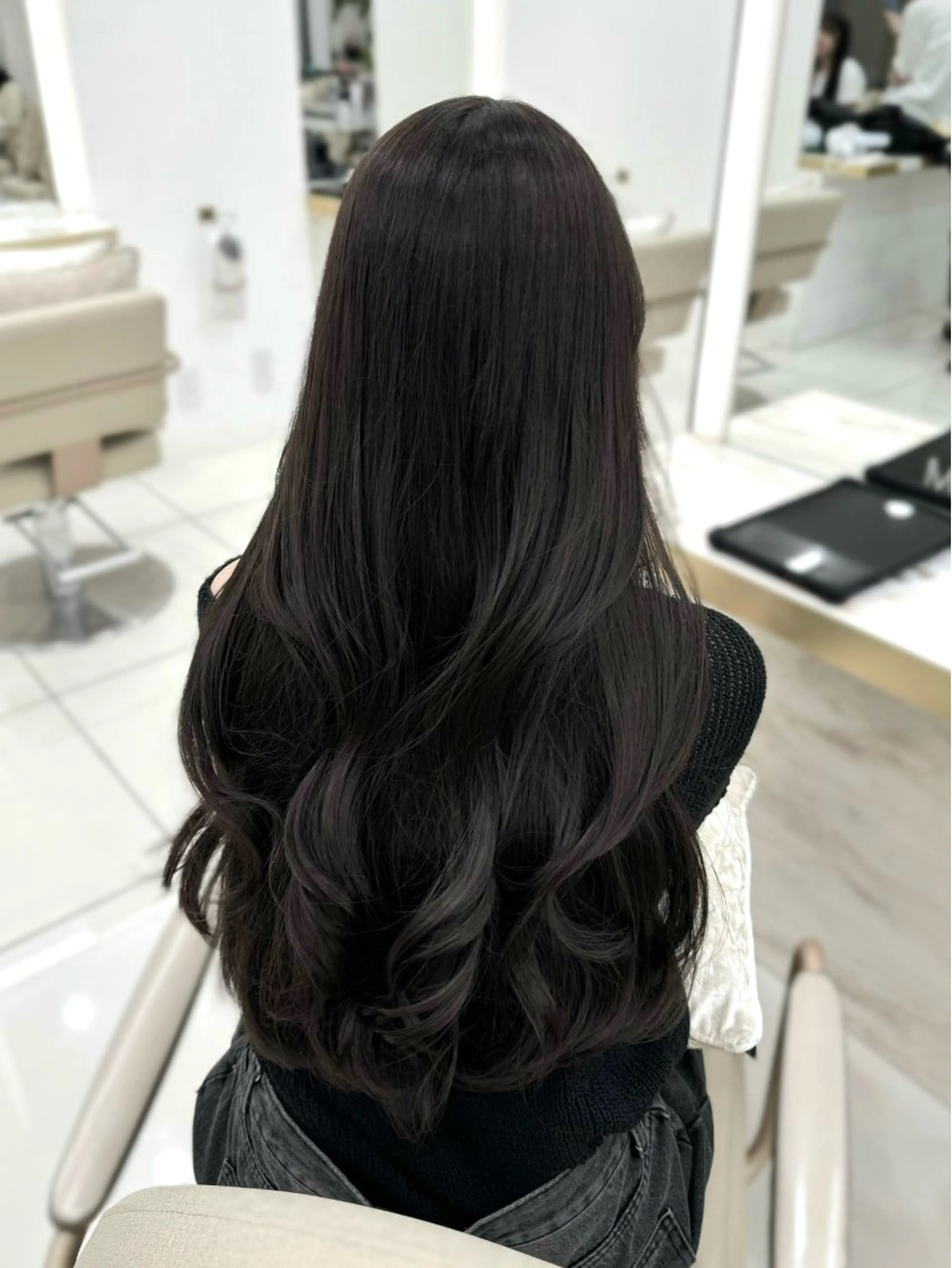 【ブリーチなし⠀】透明感ヘアカラー🩶の写真