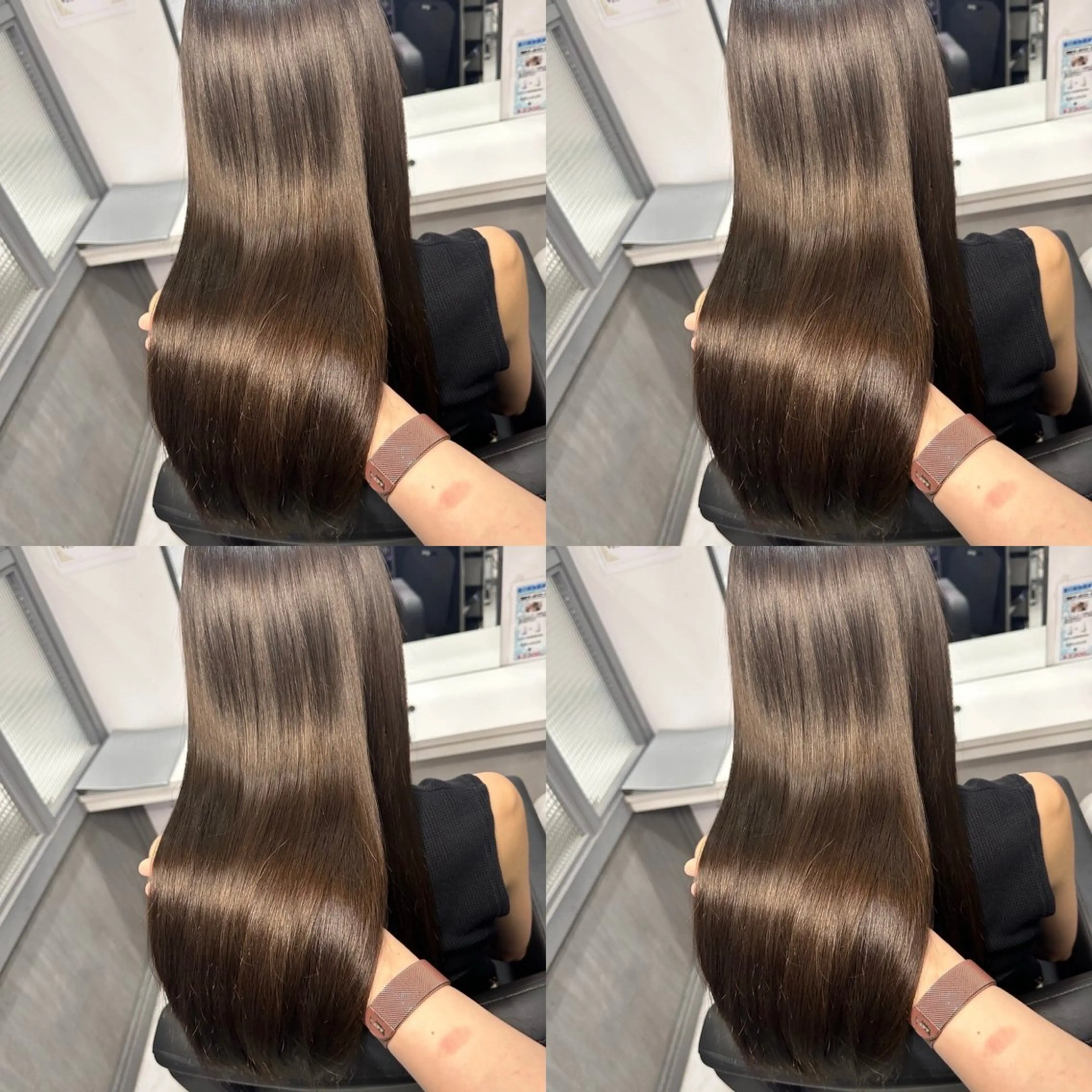 ロング カラー グレージュ 髪質改善 似合わせカット カット ヘアカラー トリートメント 韓国レイヤー ×髪質改善✨純大のヘアスタイル