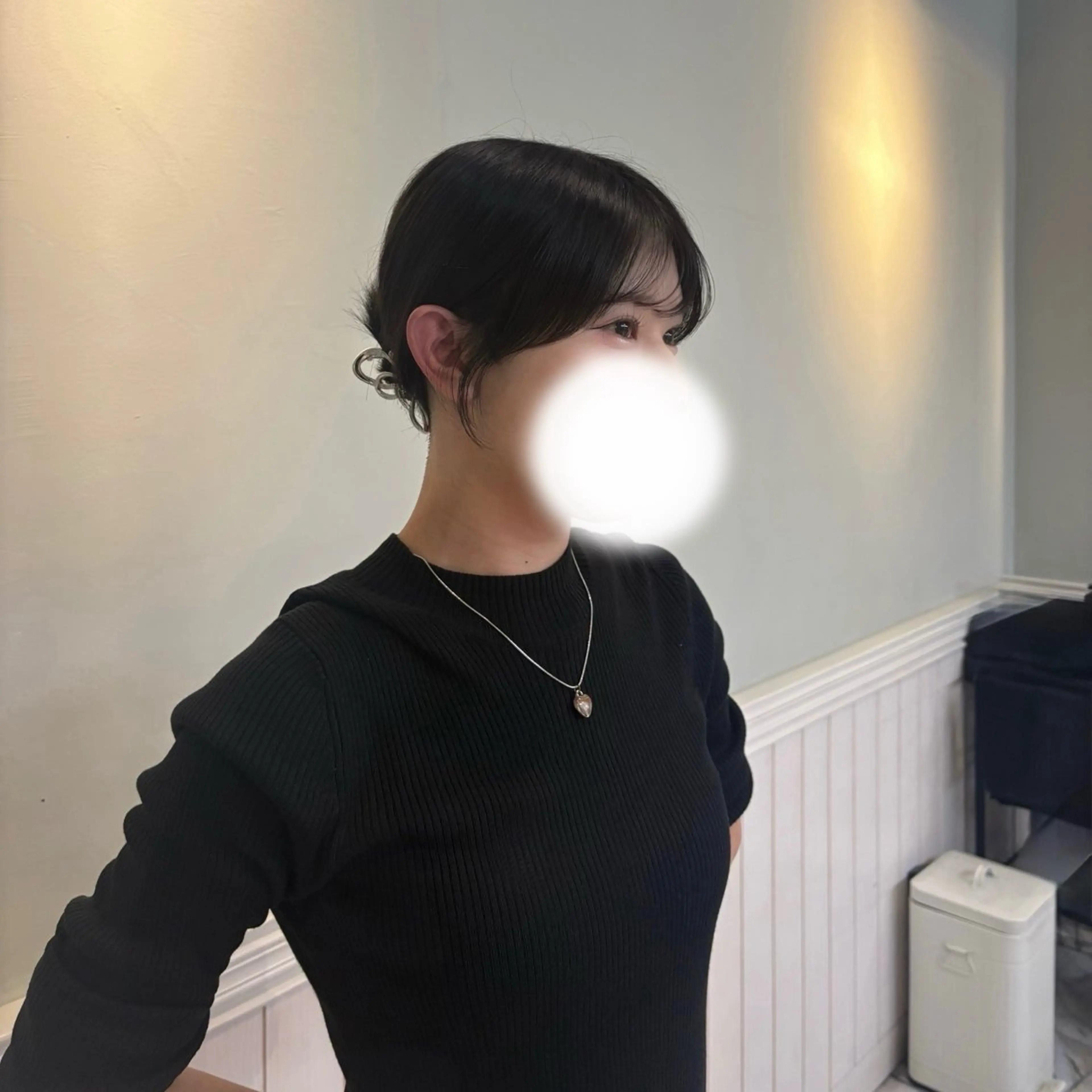 【顔周りカット+艶カラー】ダメージレストリートメント配合なので艶々に仕上がります✨の写真