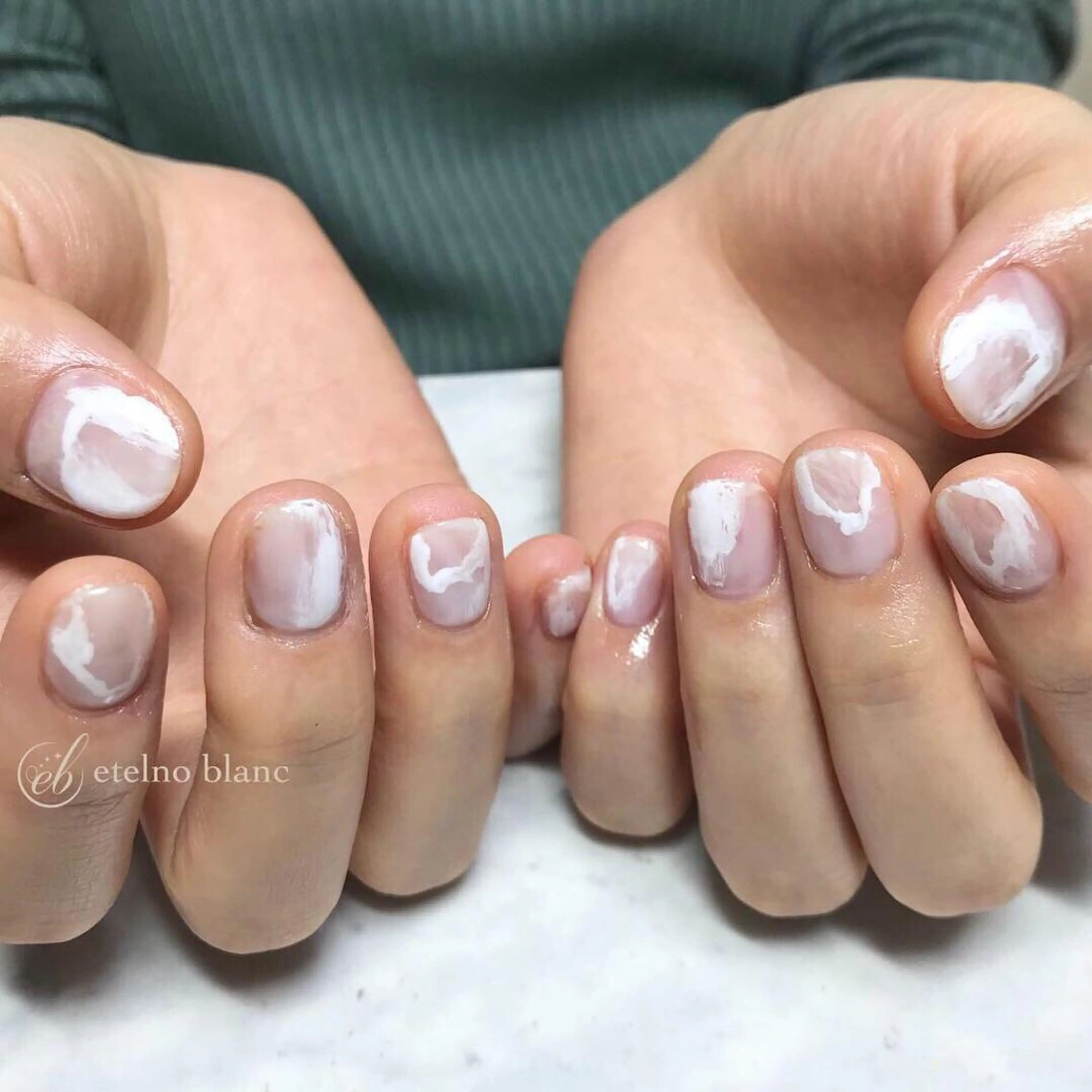 ネイル etelno blanc中目黒のネイルデザイン