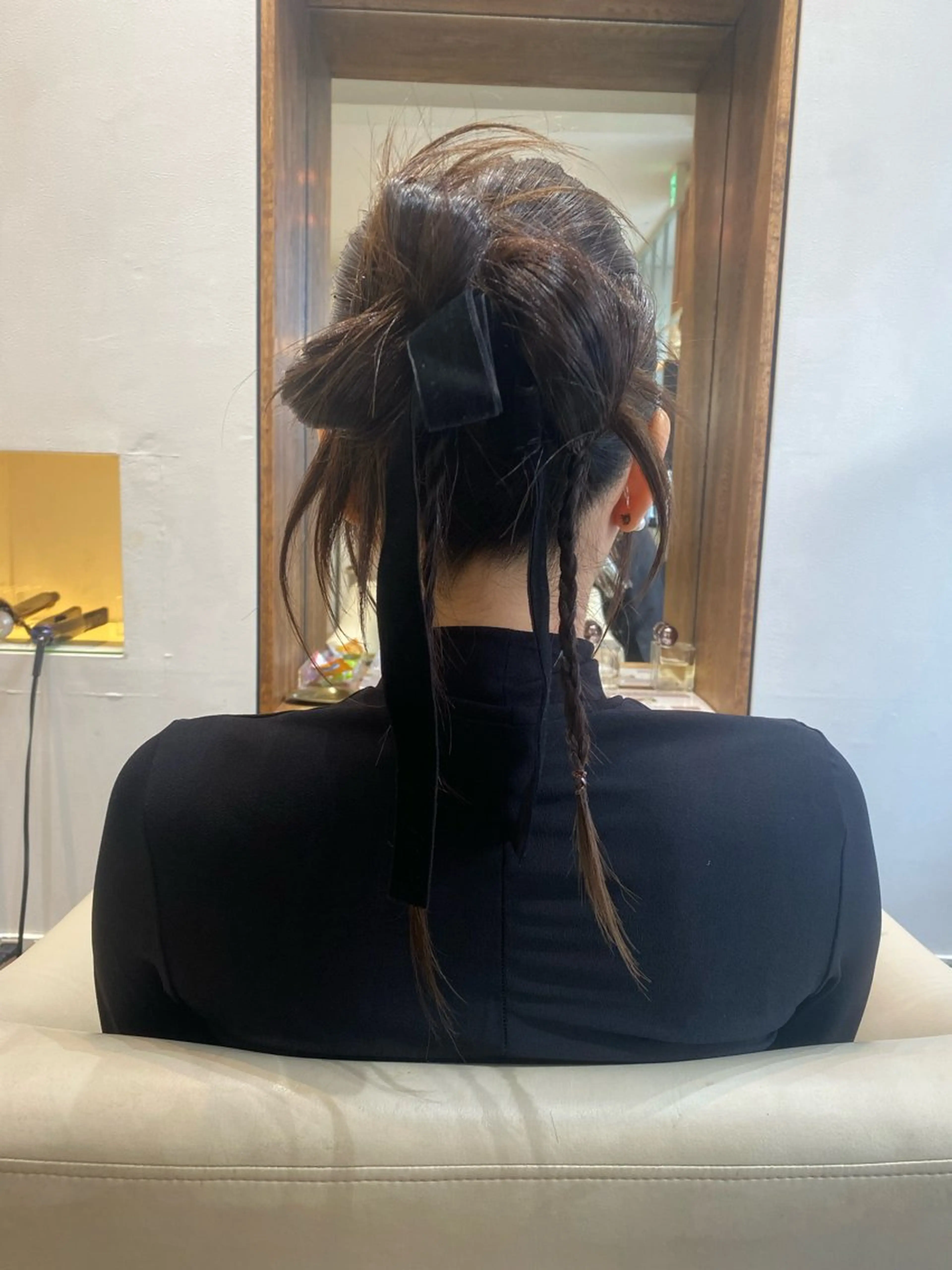 ロング ヘアセット 鈴木 奈波のヘアスタイル